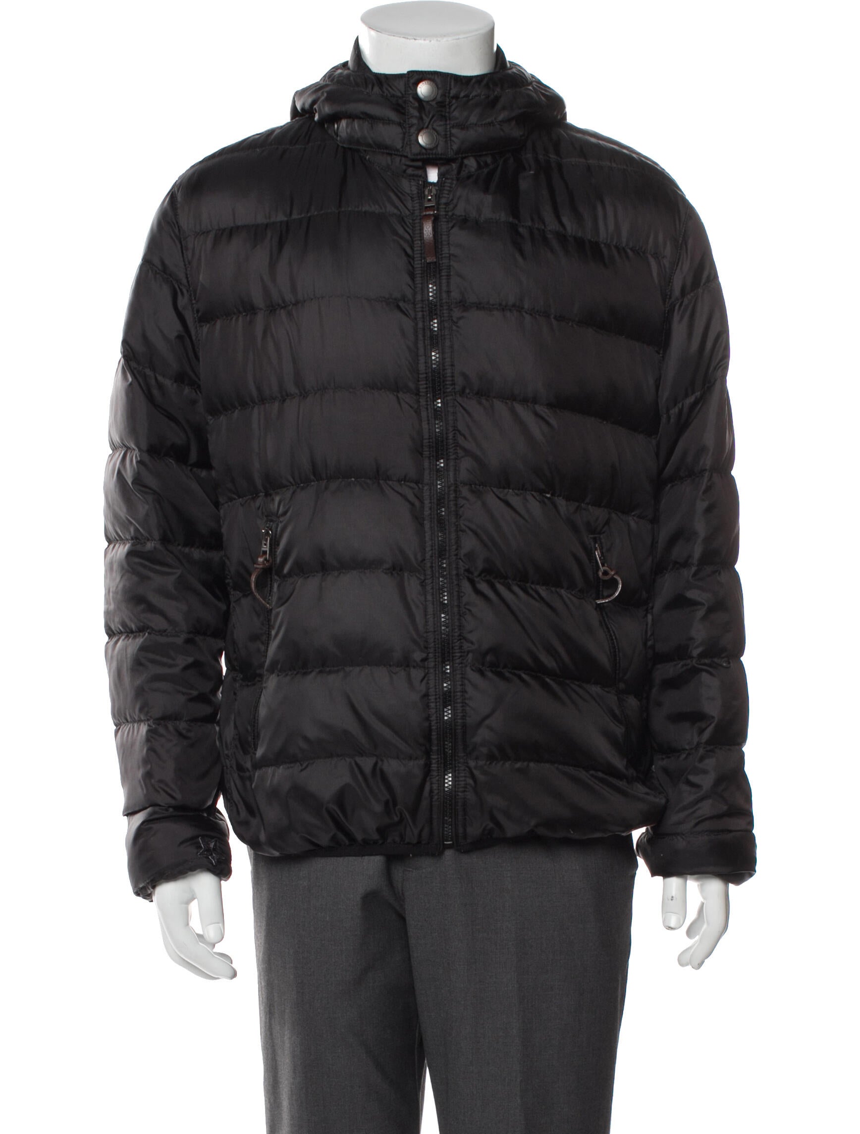 Burberry Abstract Check Puffer Coat