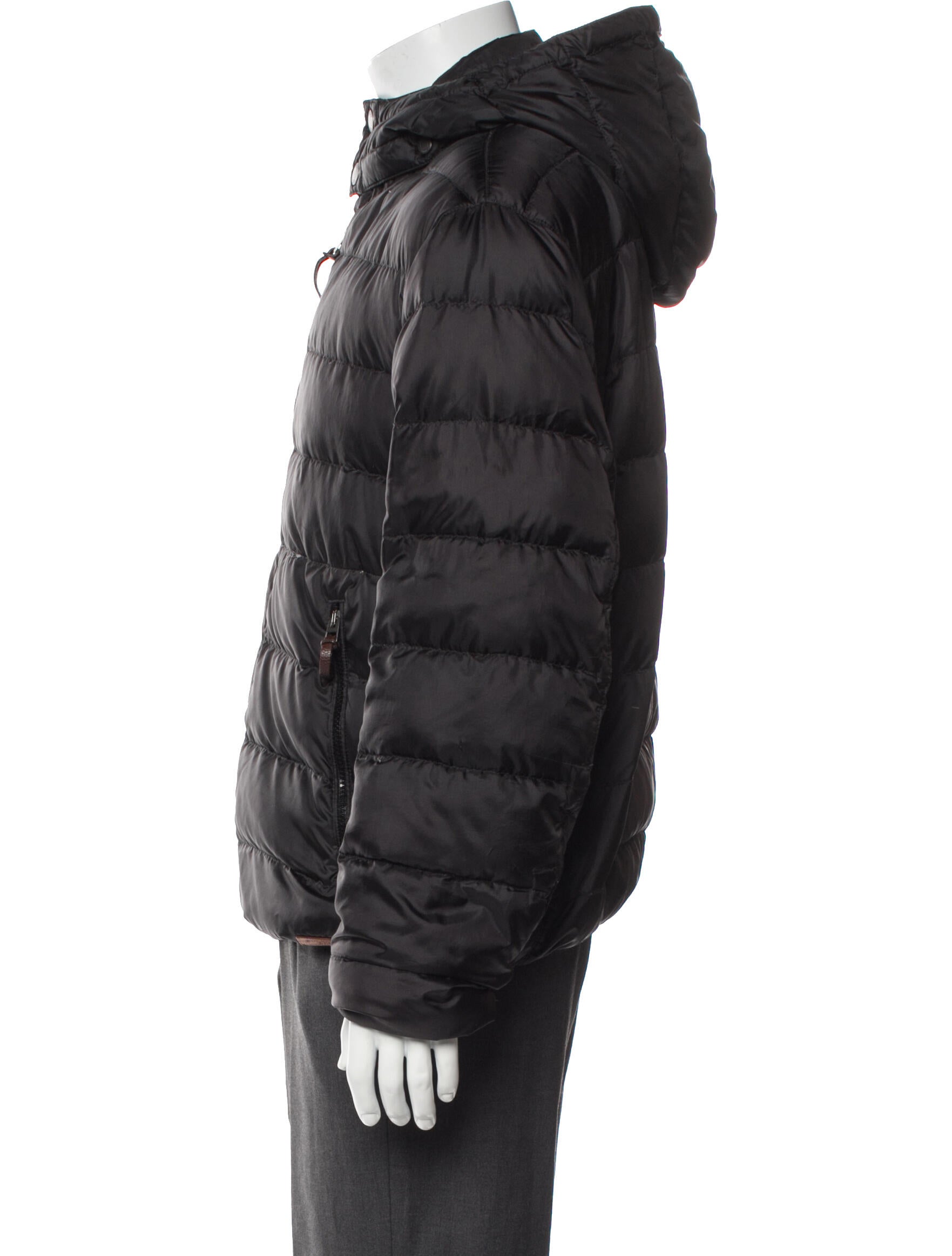 Burberry Abstract Check Puffer Coat