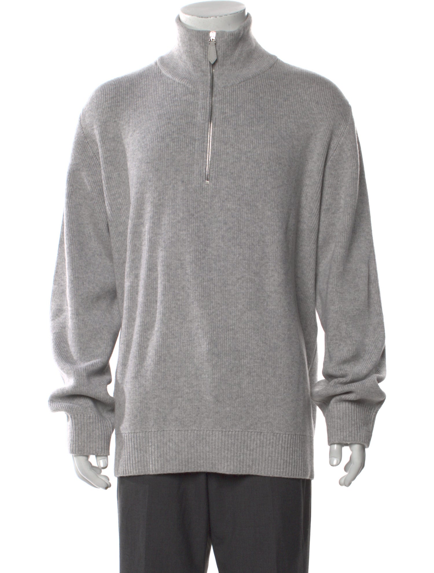 Burberry Cashmere Mock Neck Pullover