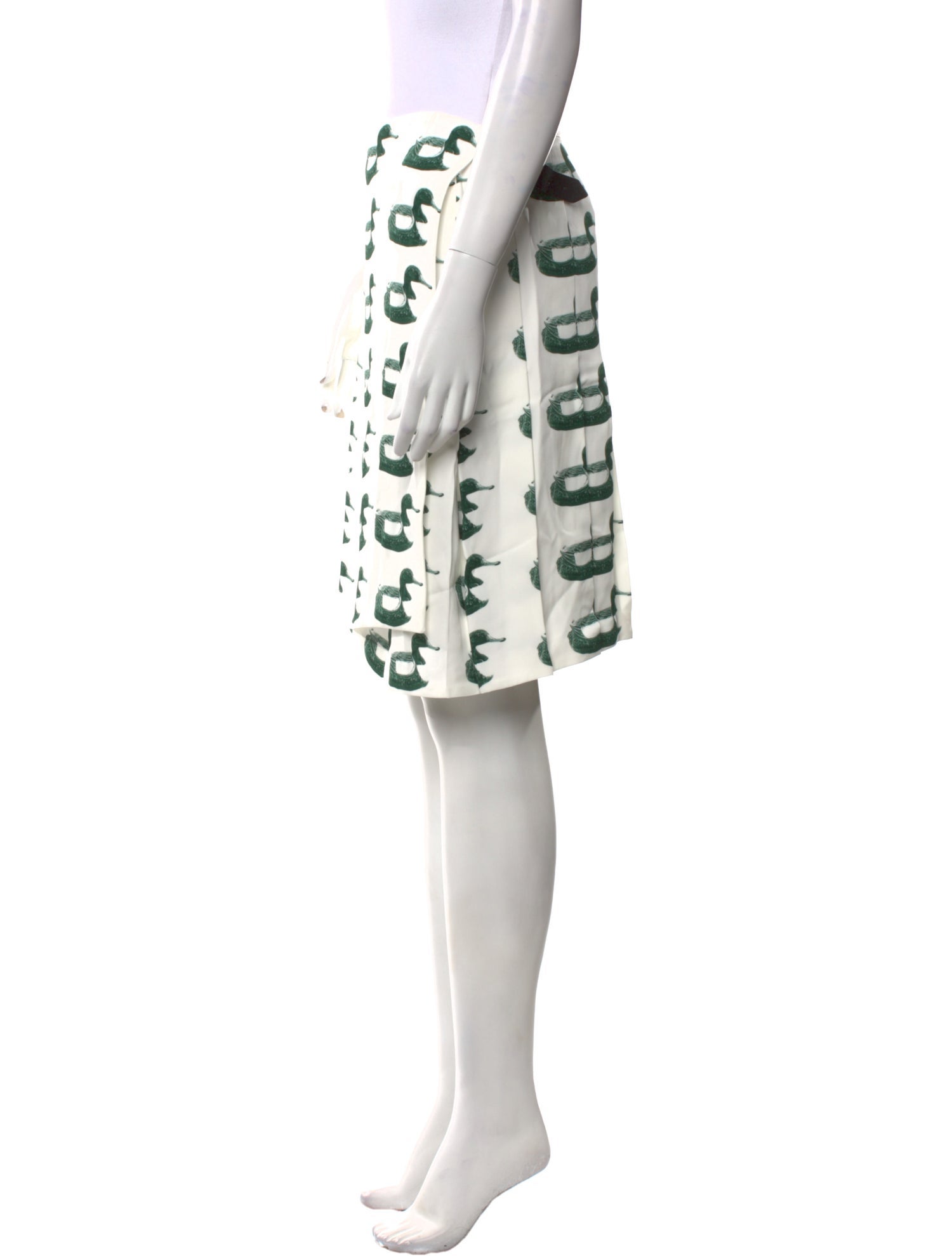 Burberry Printed Knee-Length Skirt