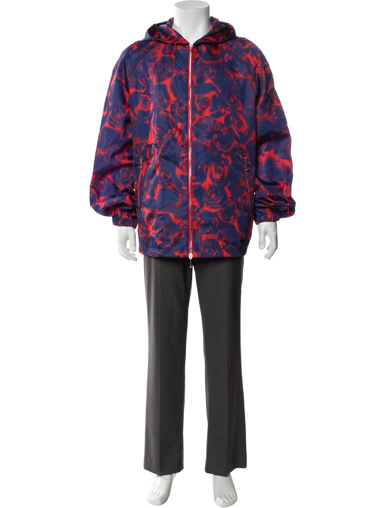 Burberry Plaid Print Parka