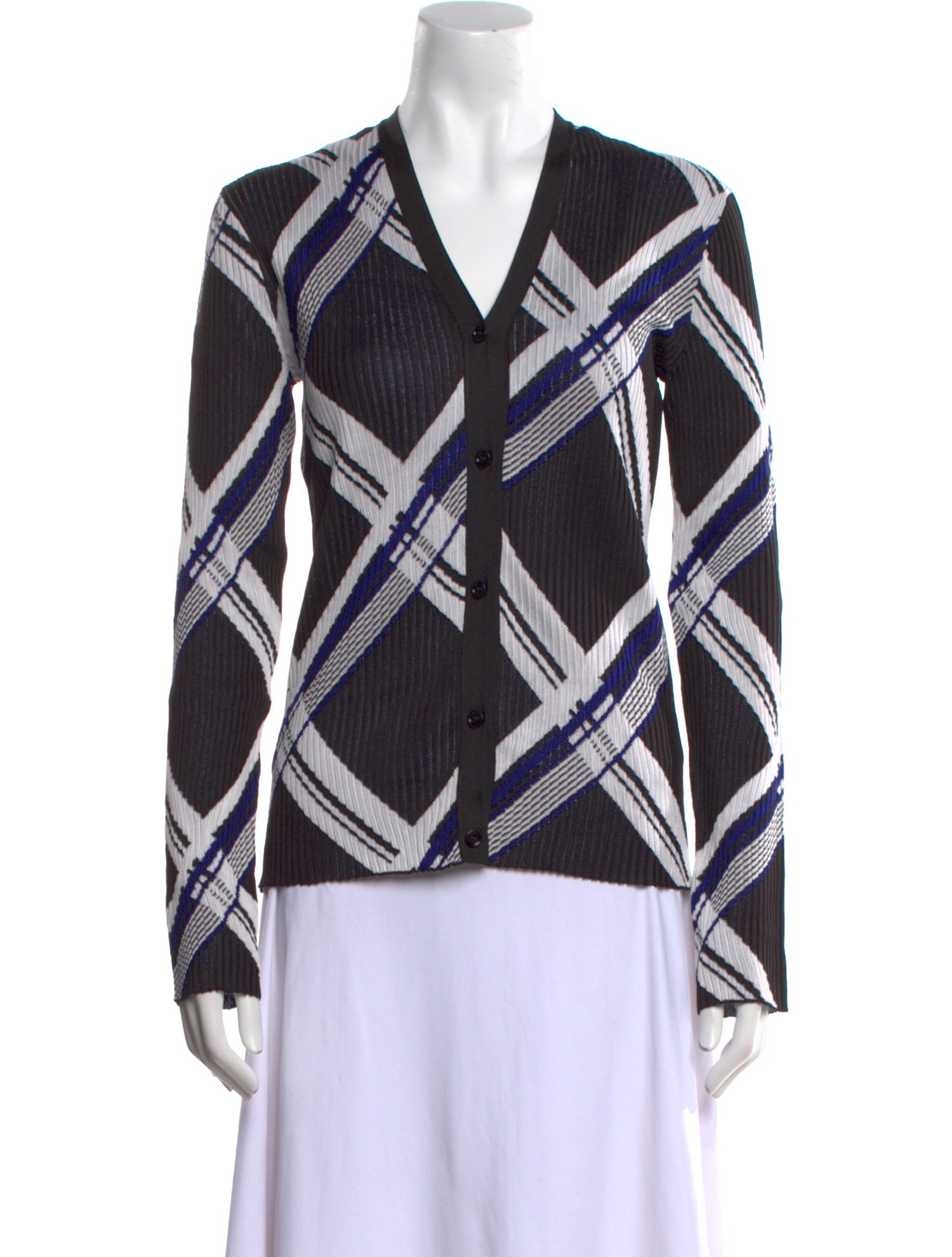 Burberry Silk Printed Sweater w/ Tags