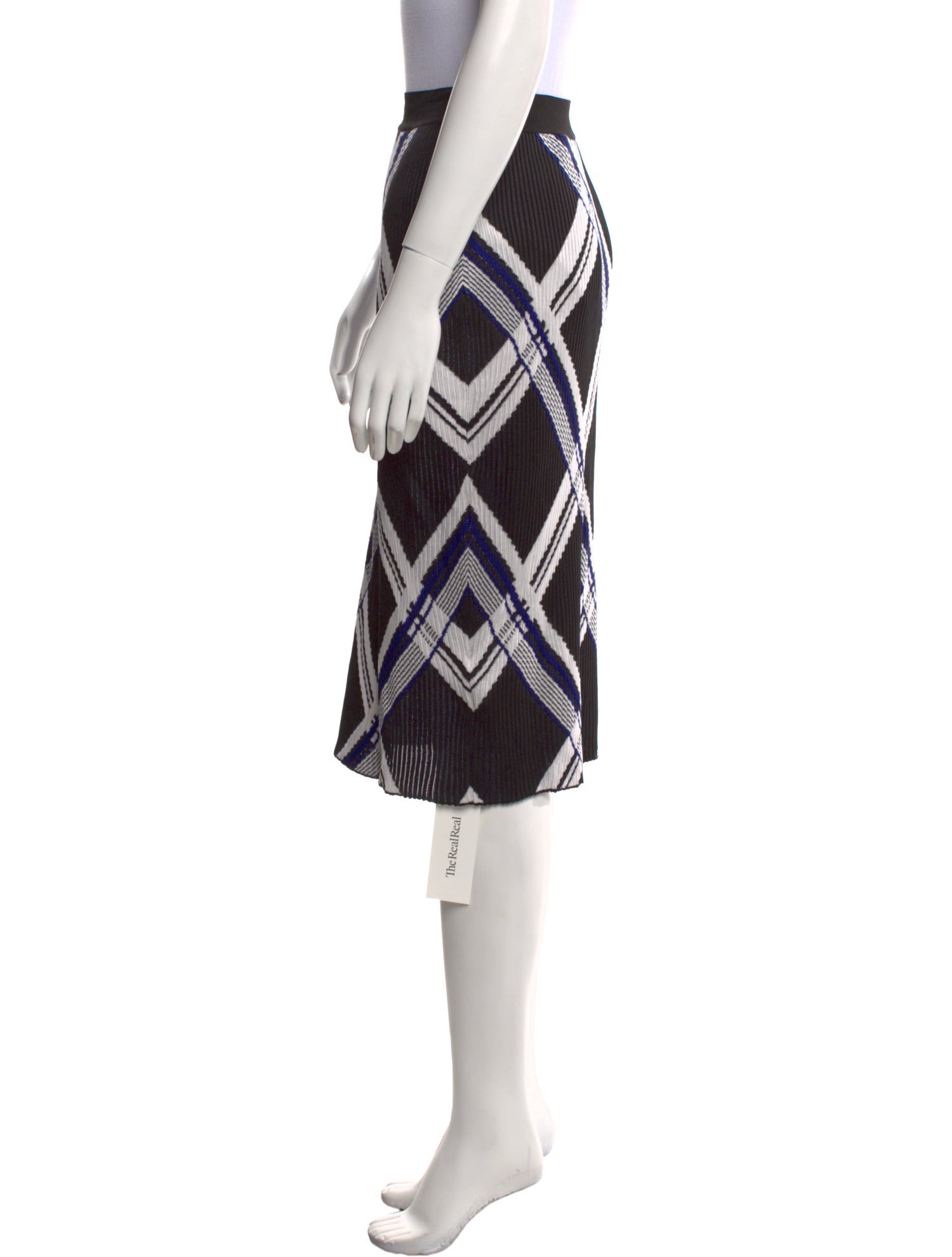 Burberry Silk Knee-Length Skirt w/ Tags