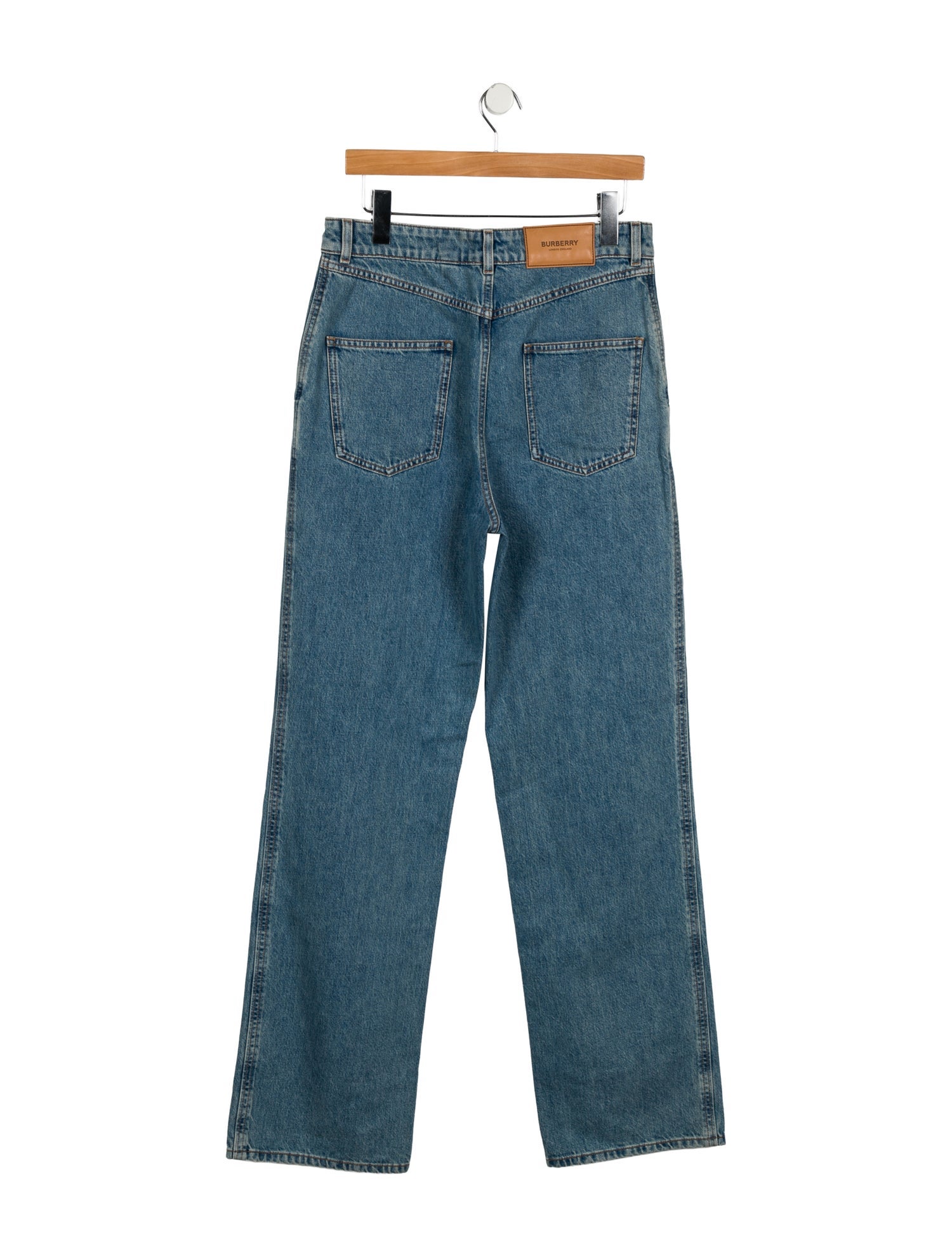 Burberry High-Rise Wide Leg Jeans w/ Tags