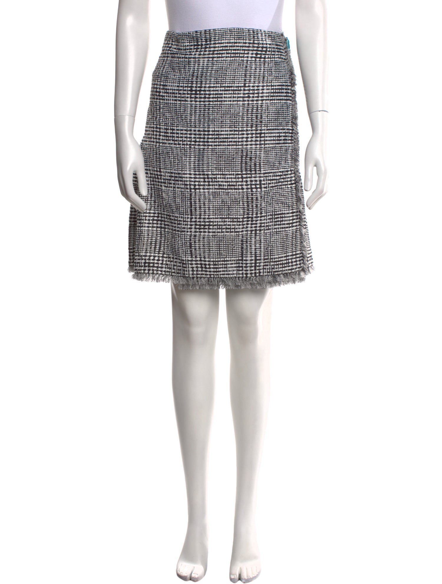 Burberry Plaid Print Knee-Length Skirt w/ Tags