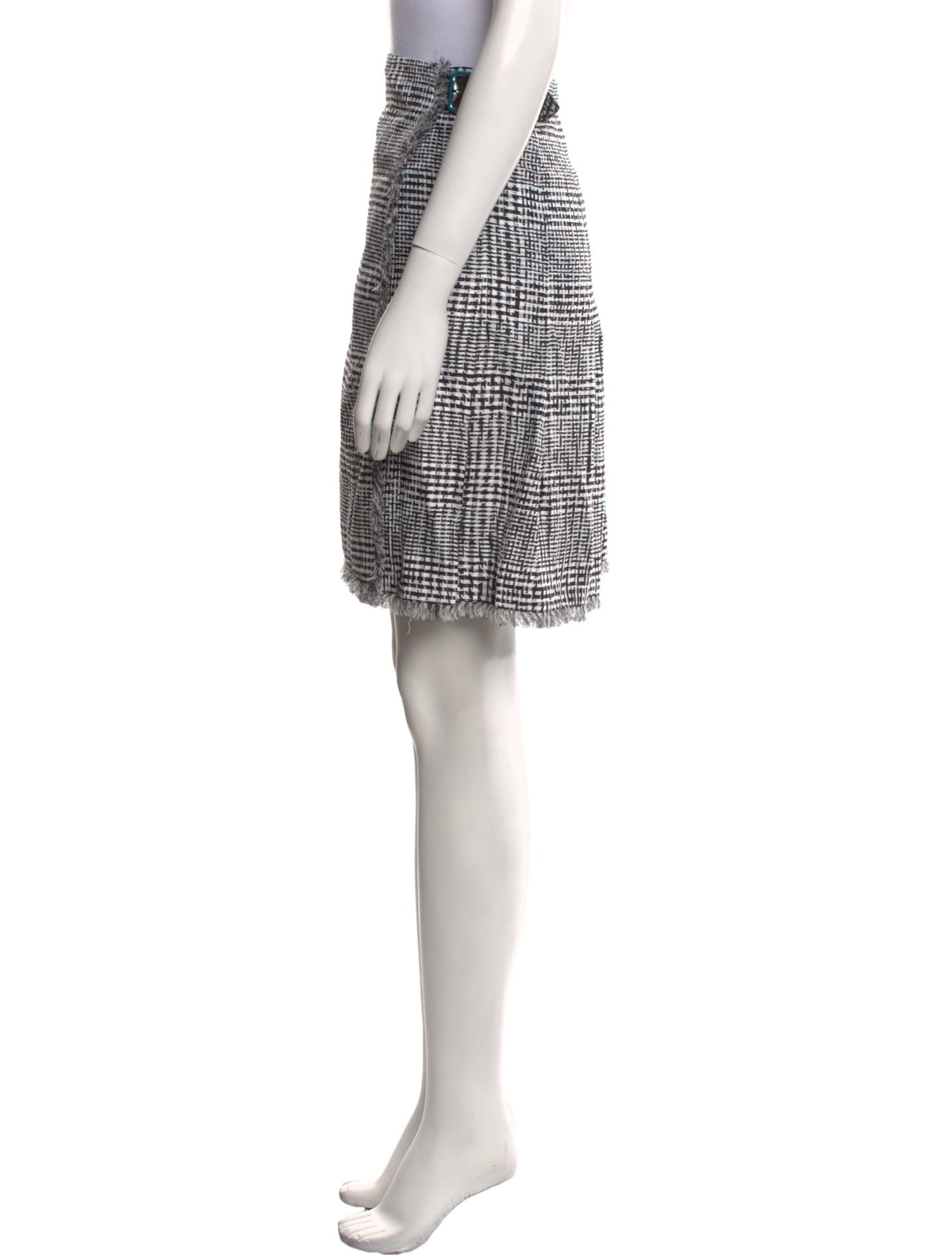 Burberry Plaid Print Knee-Length Skirt w/ Tags