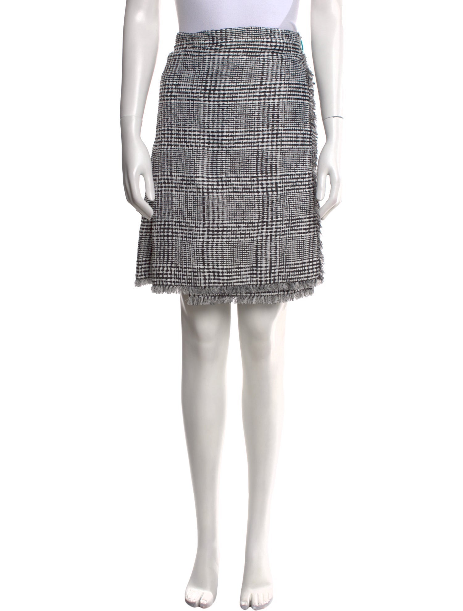 Burberry Plaid Print Knee-Length Skirt w/ Tags