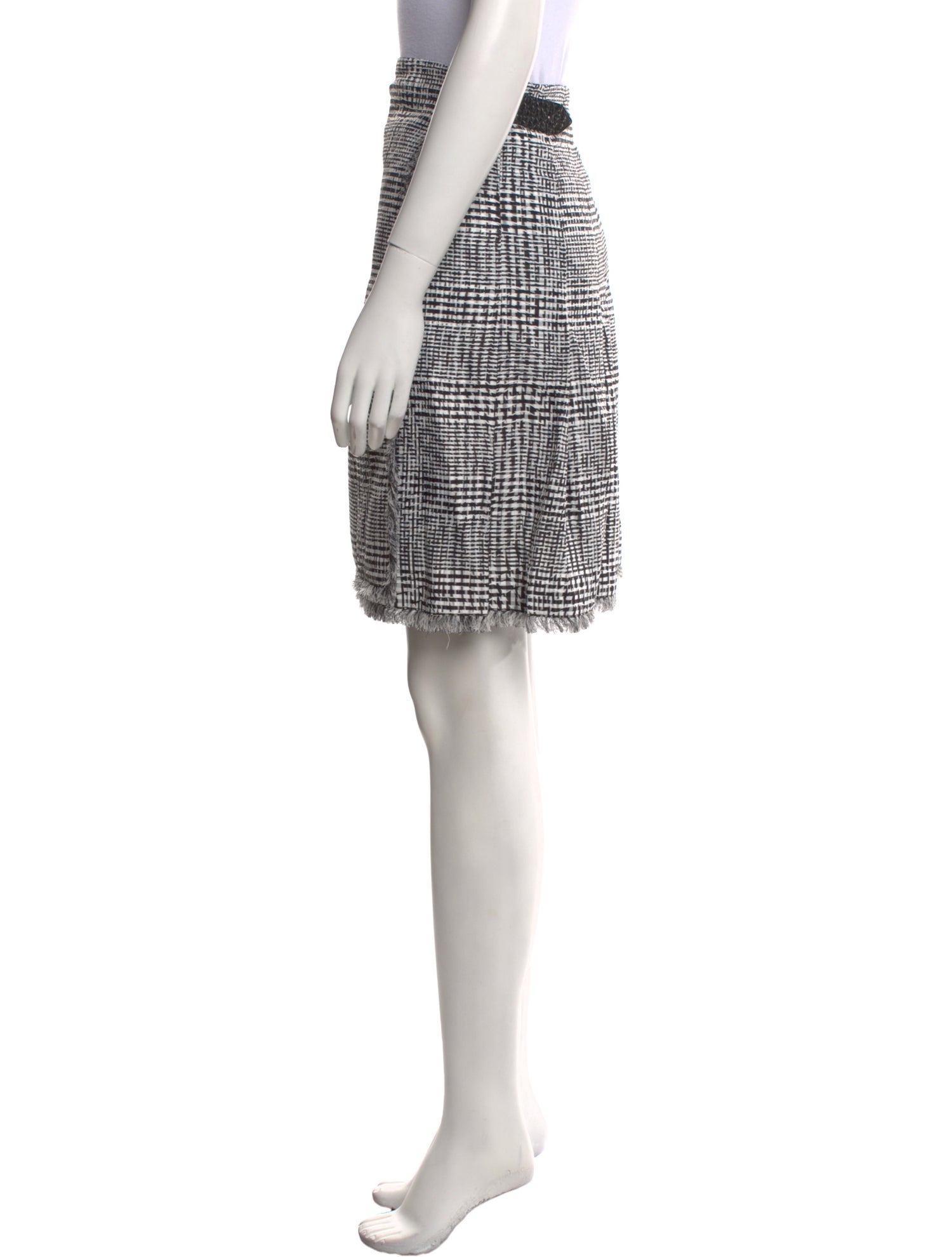 Burberry Plaid Print Knee-Length Skirt w/ Tags