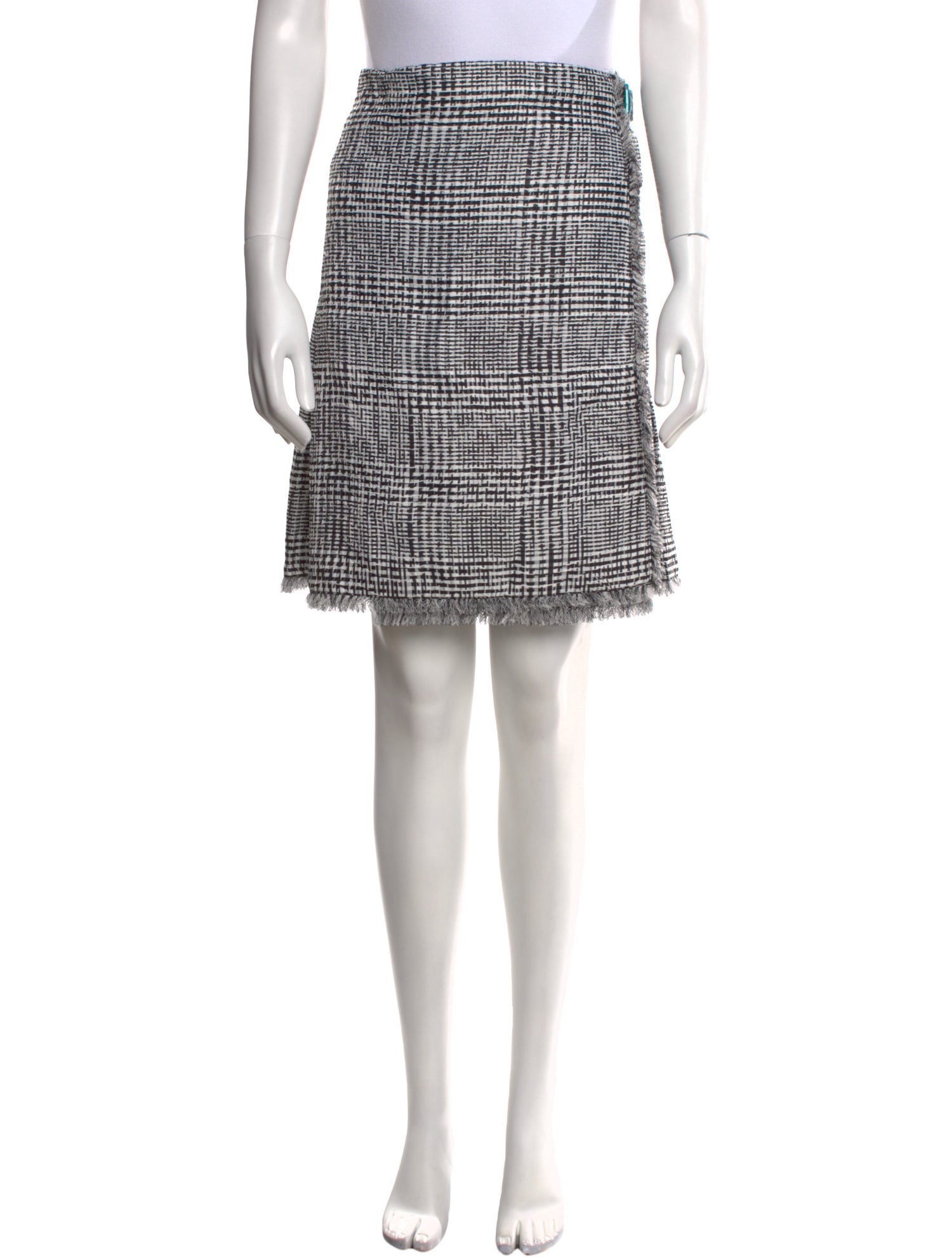 Burberry Plaid Print Knee-Length Skirt w/ Tags
