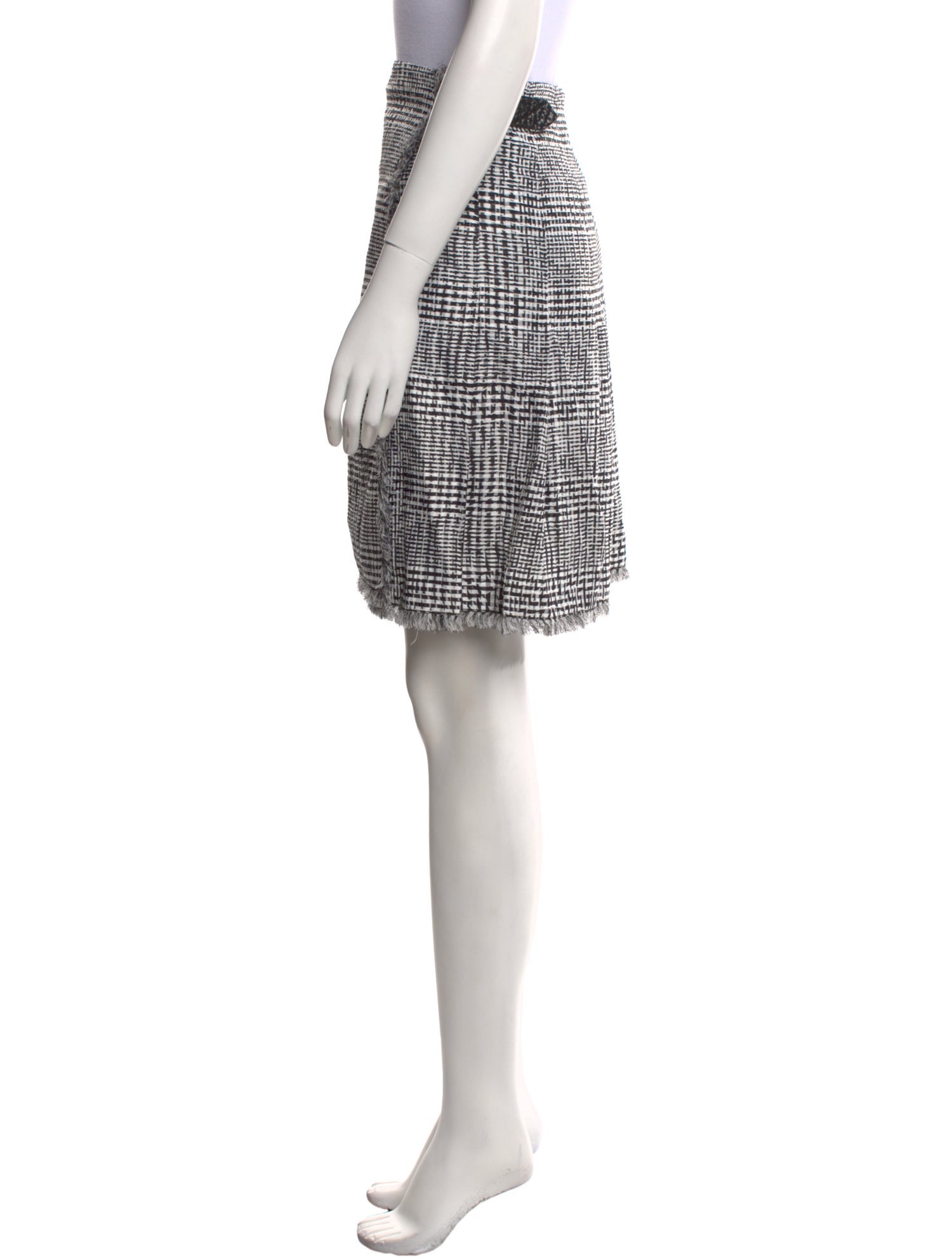 Burberry Plaid Print Knee-Length Skirt w/ Tags