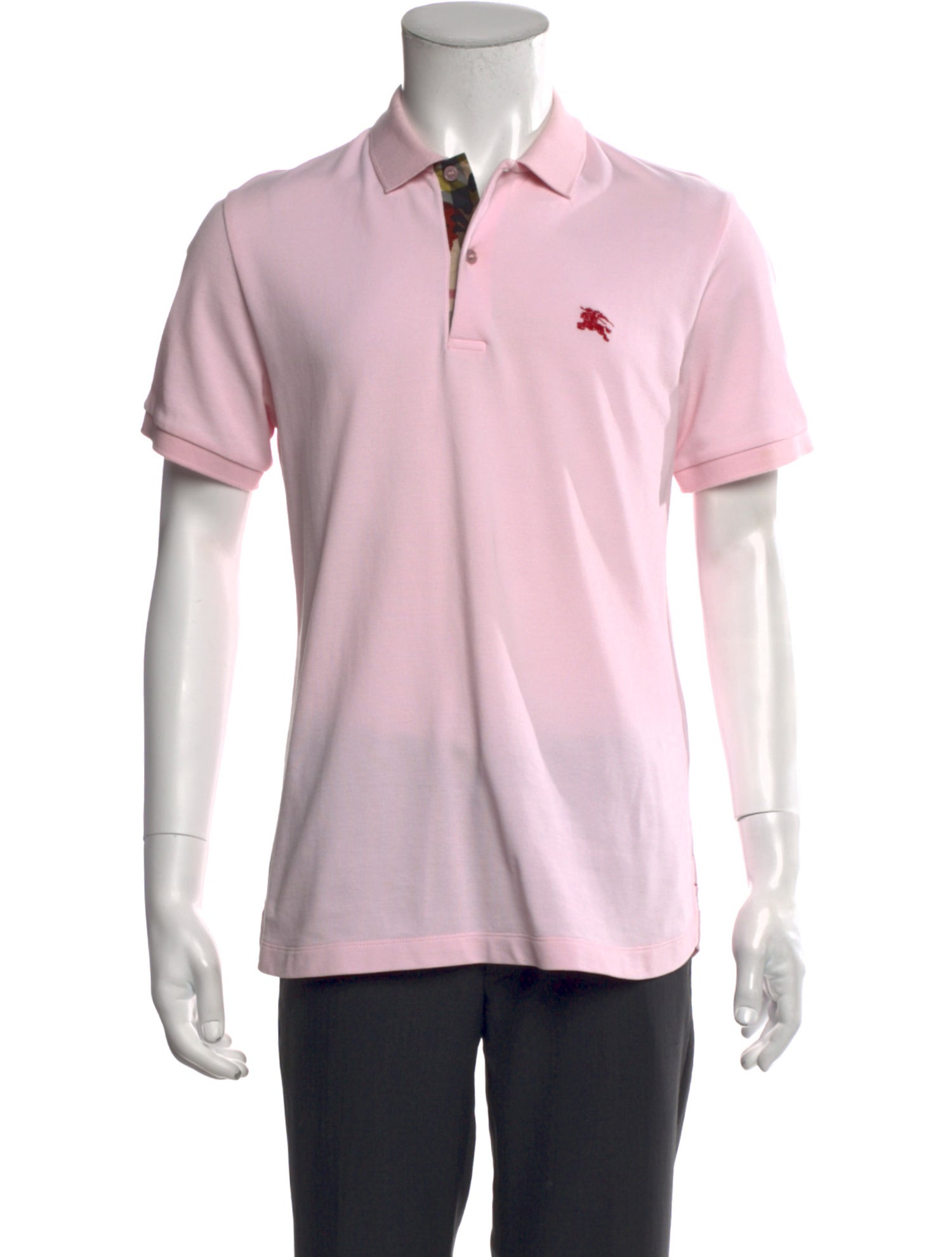 Burberry Crew Neck Short Sleeve Polo Shirt