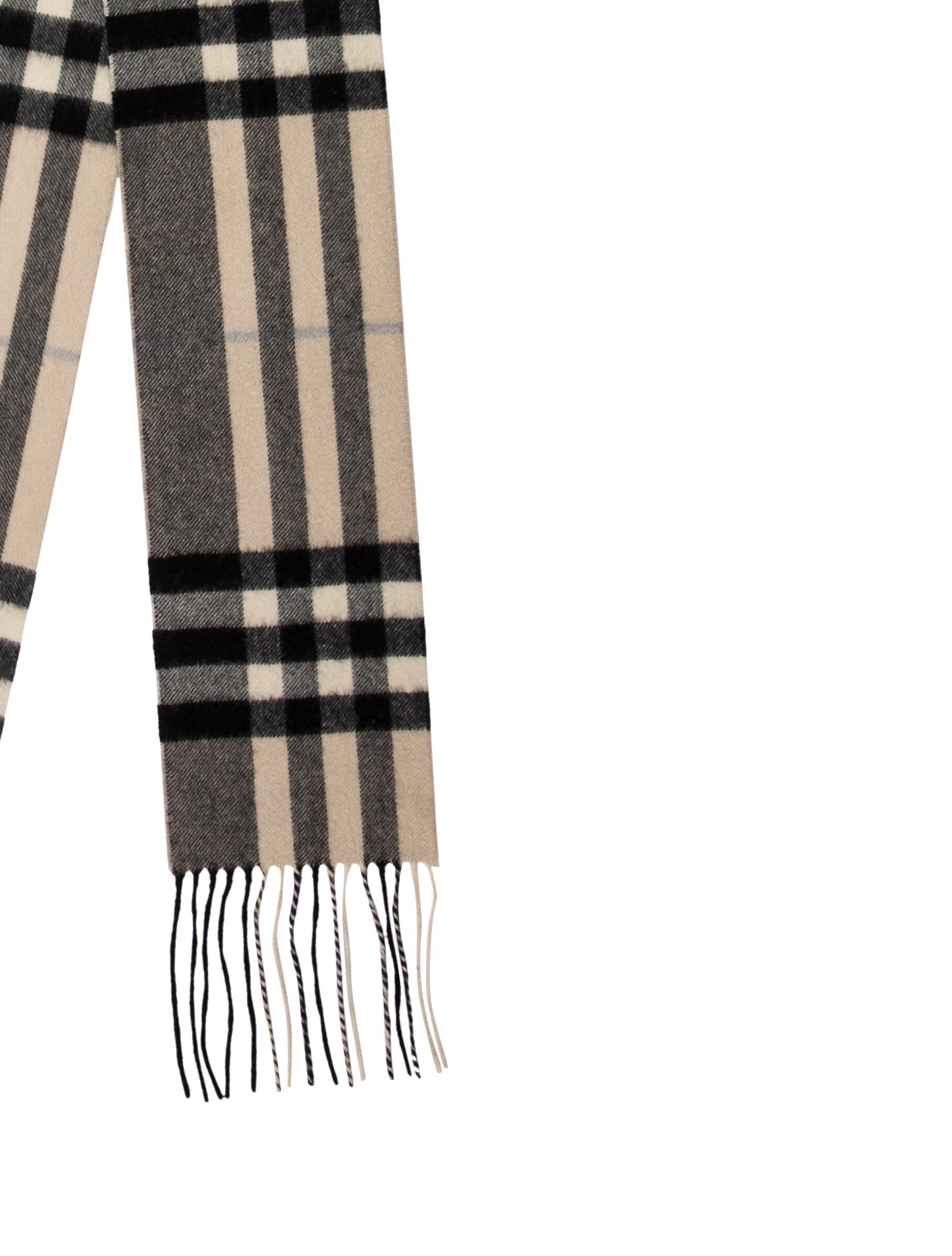 Burberry Cashmere Mega Check Scarf