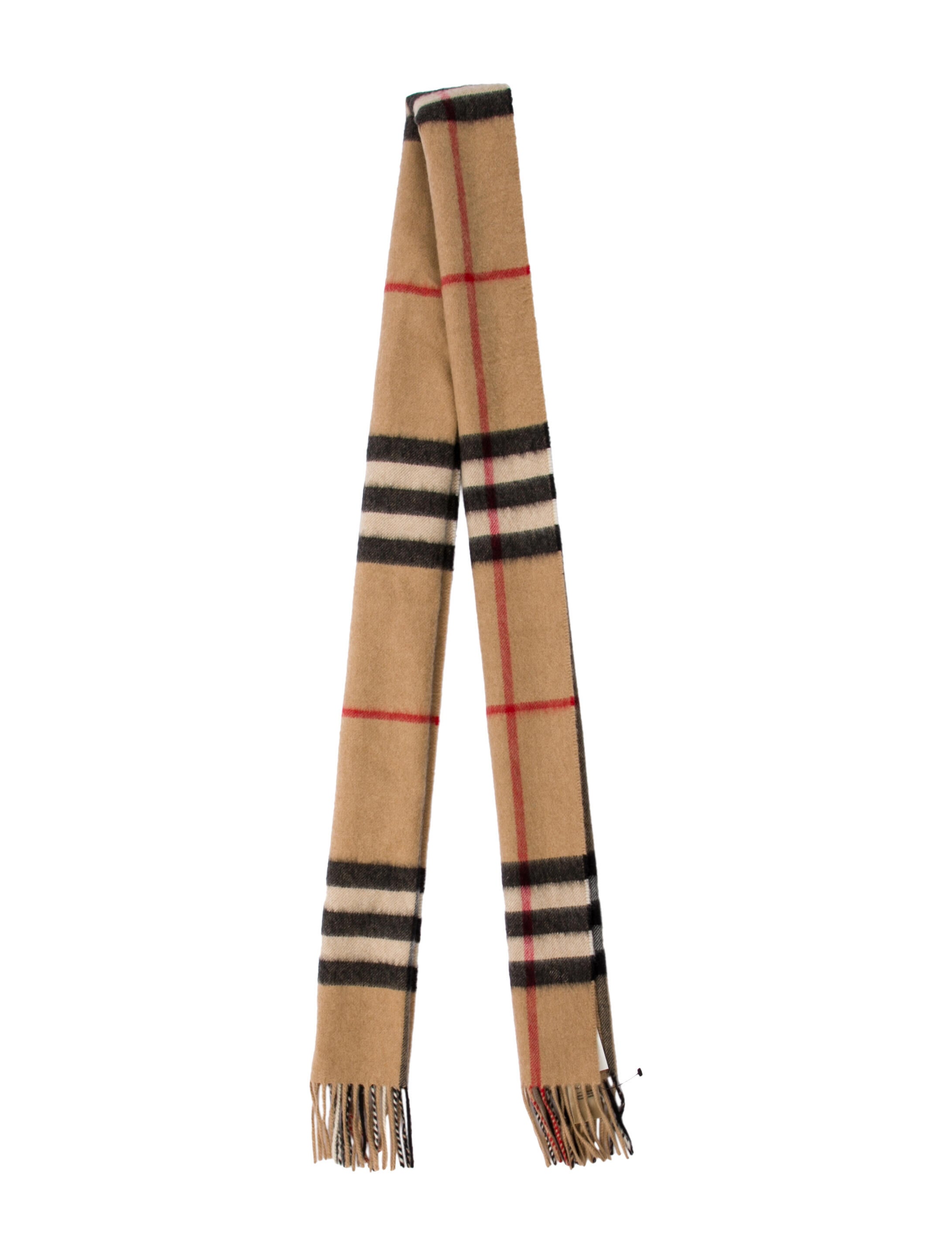 Burberry Cashmere Striped Scarf