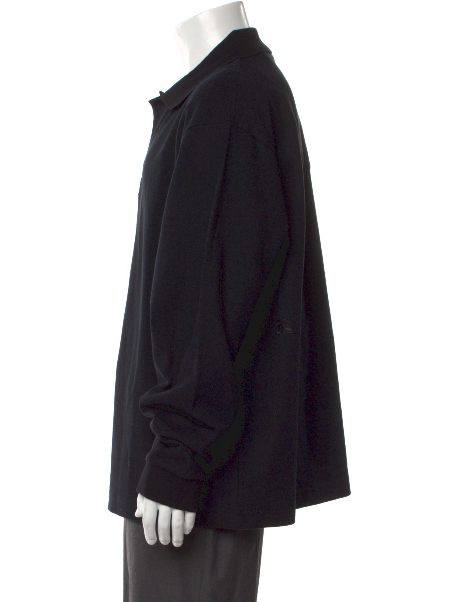 Burberry Collar Long Sleeve Polo Shirt w/ Tags