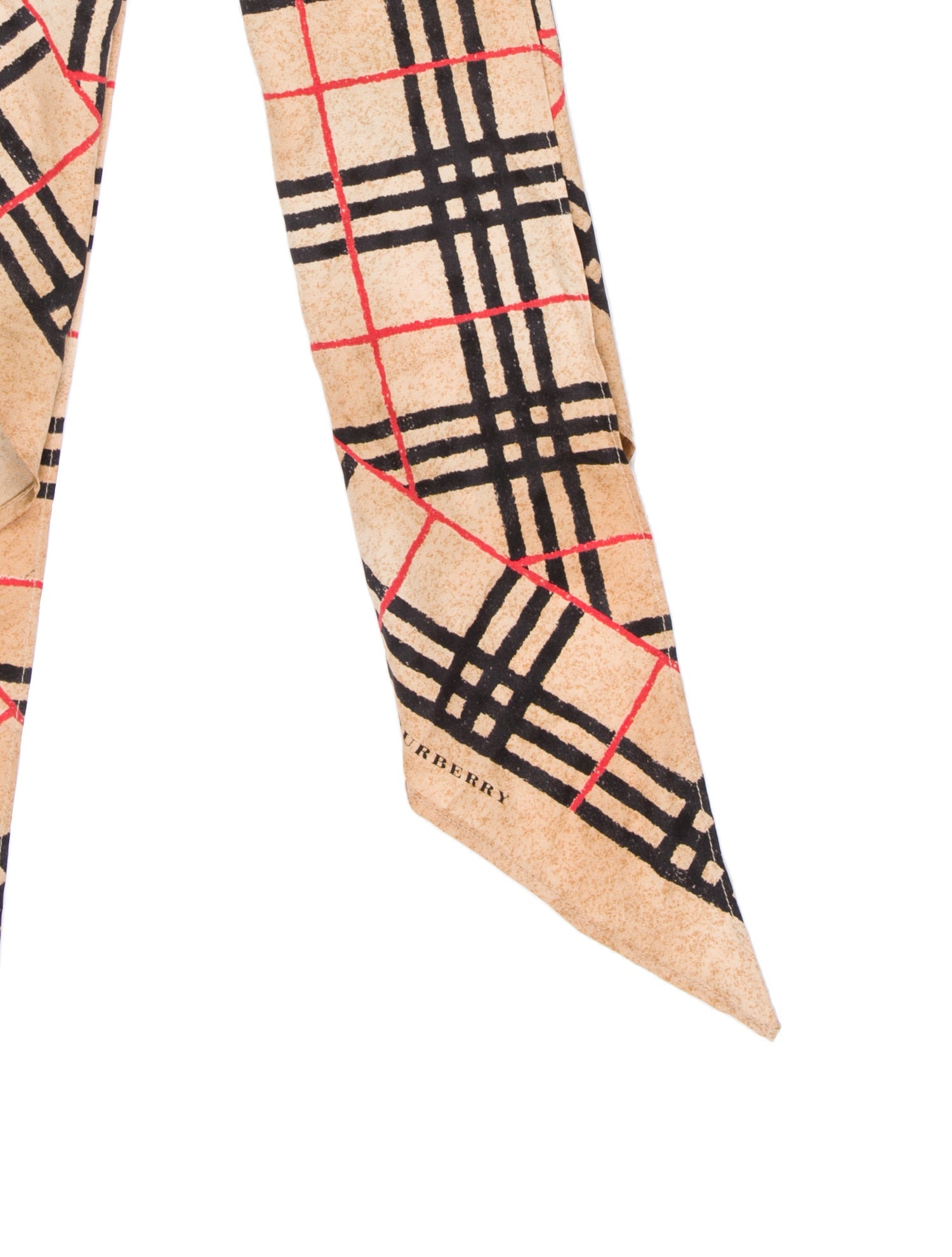 Burberry Silk House Check Pattern Scarf