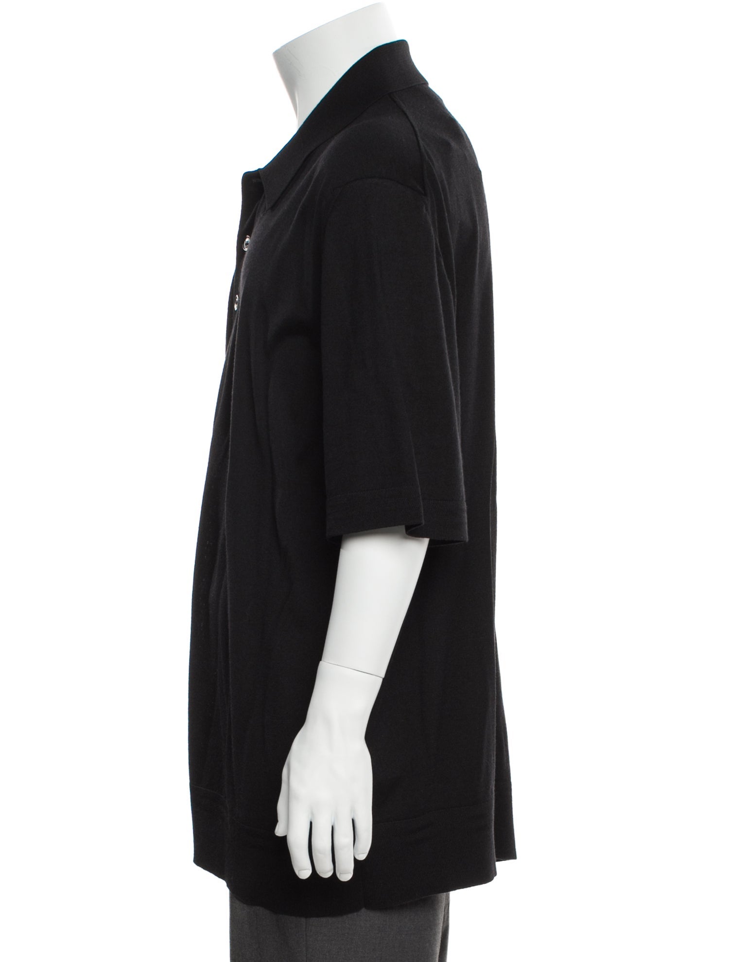 Burberry House Check Pattern Wool Polo Shirt w/ Tags