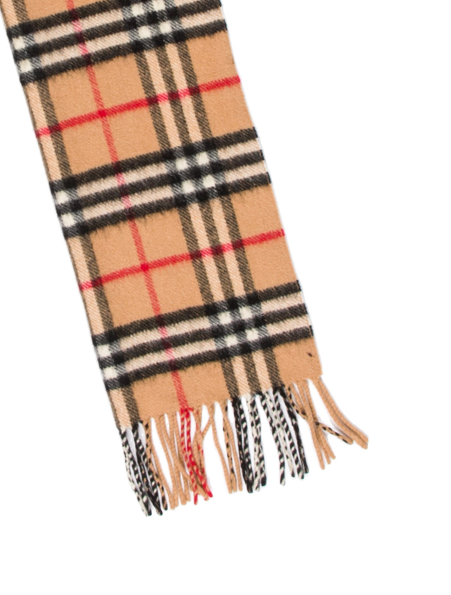 Burberry Cashmere House Check Pattern Scarf