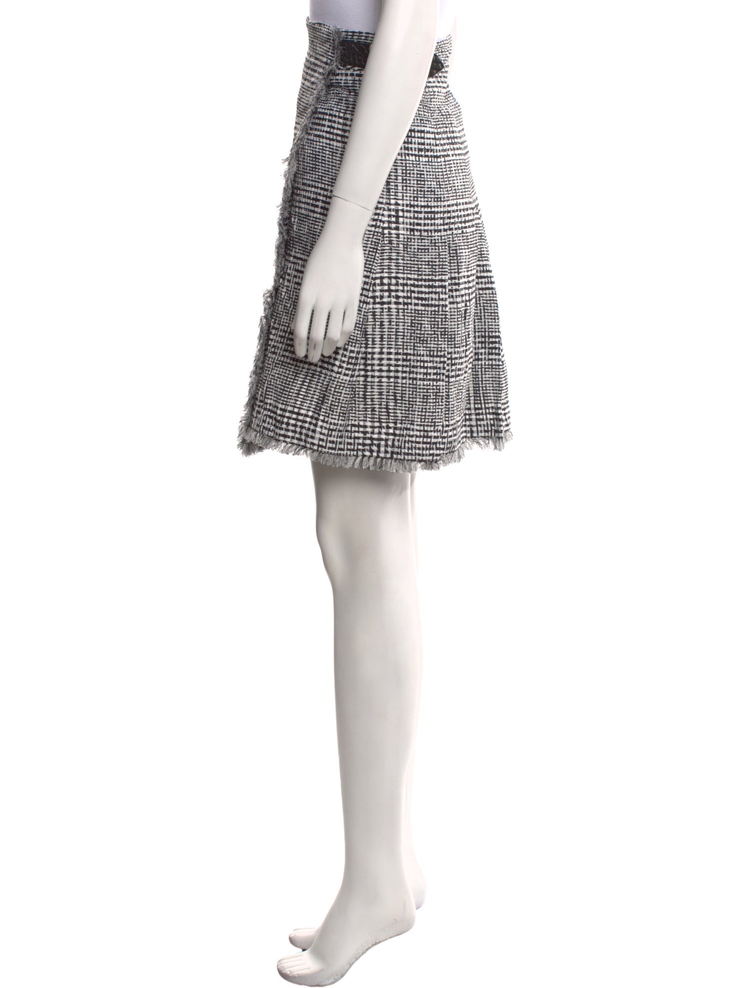 Burberry Plaid Print Knee-Length Skirt w/ Tags