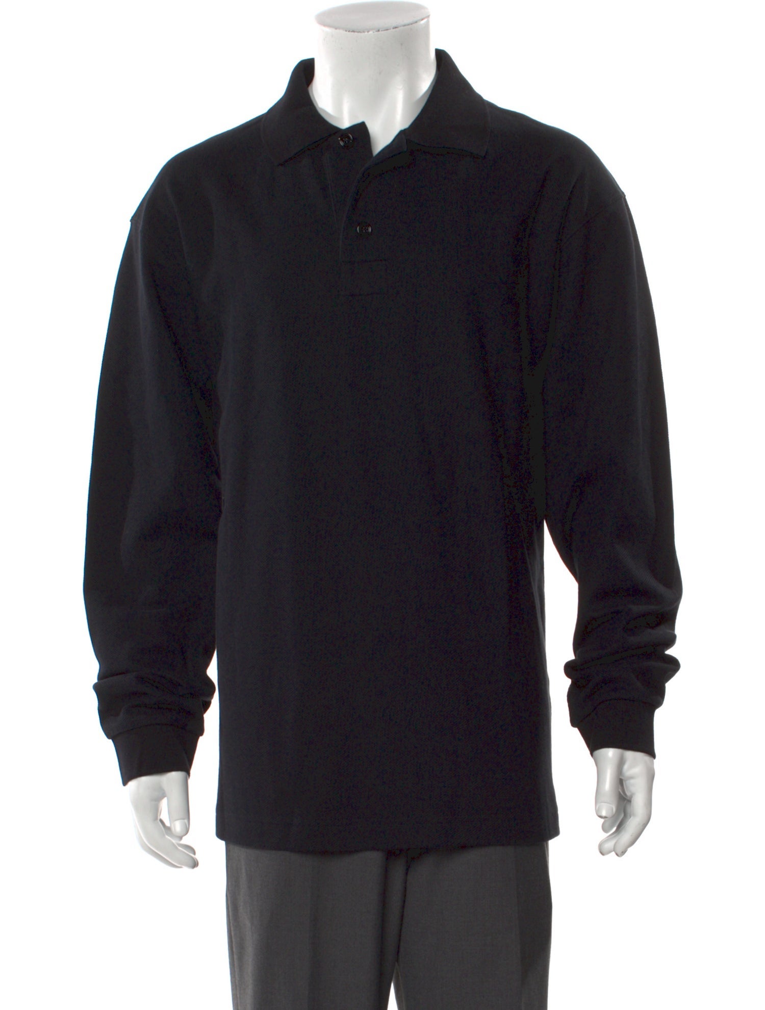 Burberry Crew Neck Long Sleeve Polo Shirt w/ Tags