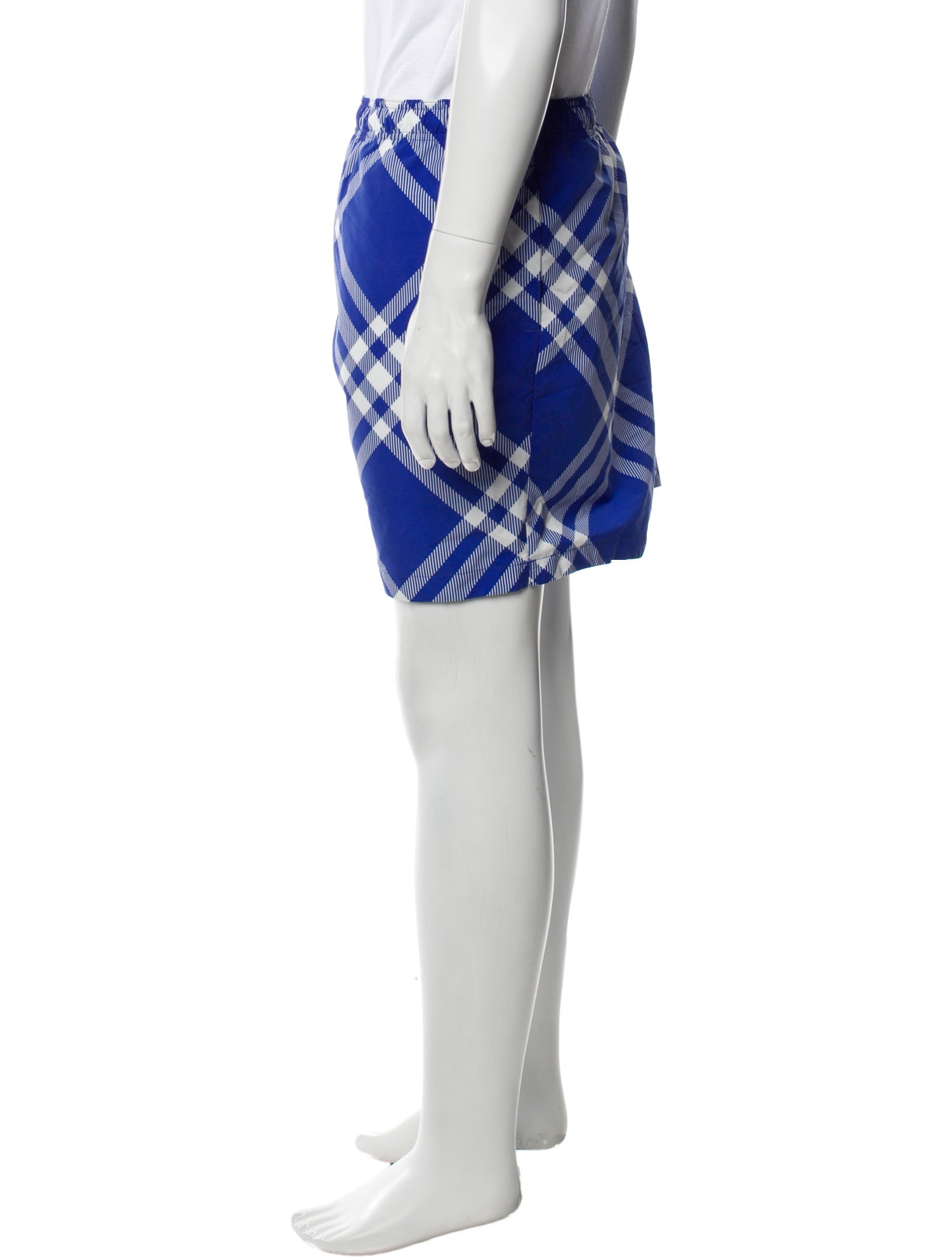 Burberry Plaid Print Swim Trunks w/ Tags