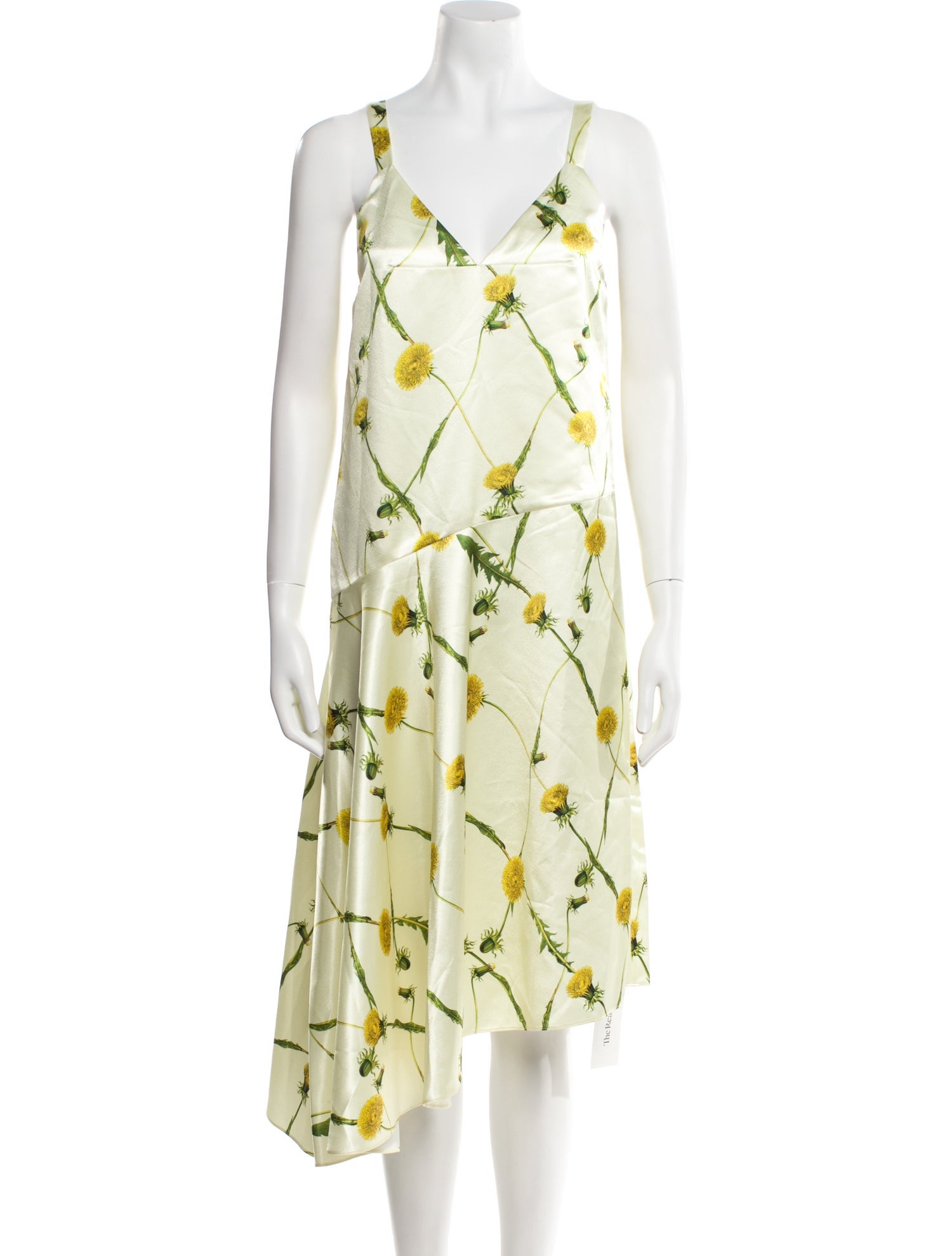 Burberry Floral Print Midi Length Dress w/ Tags