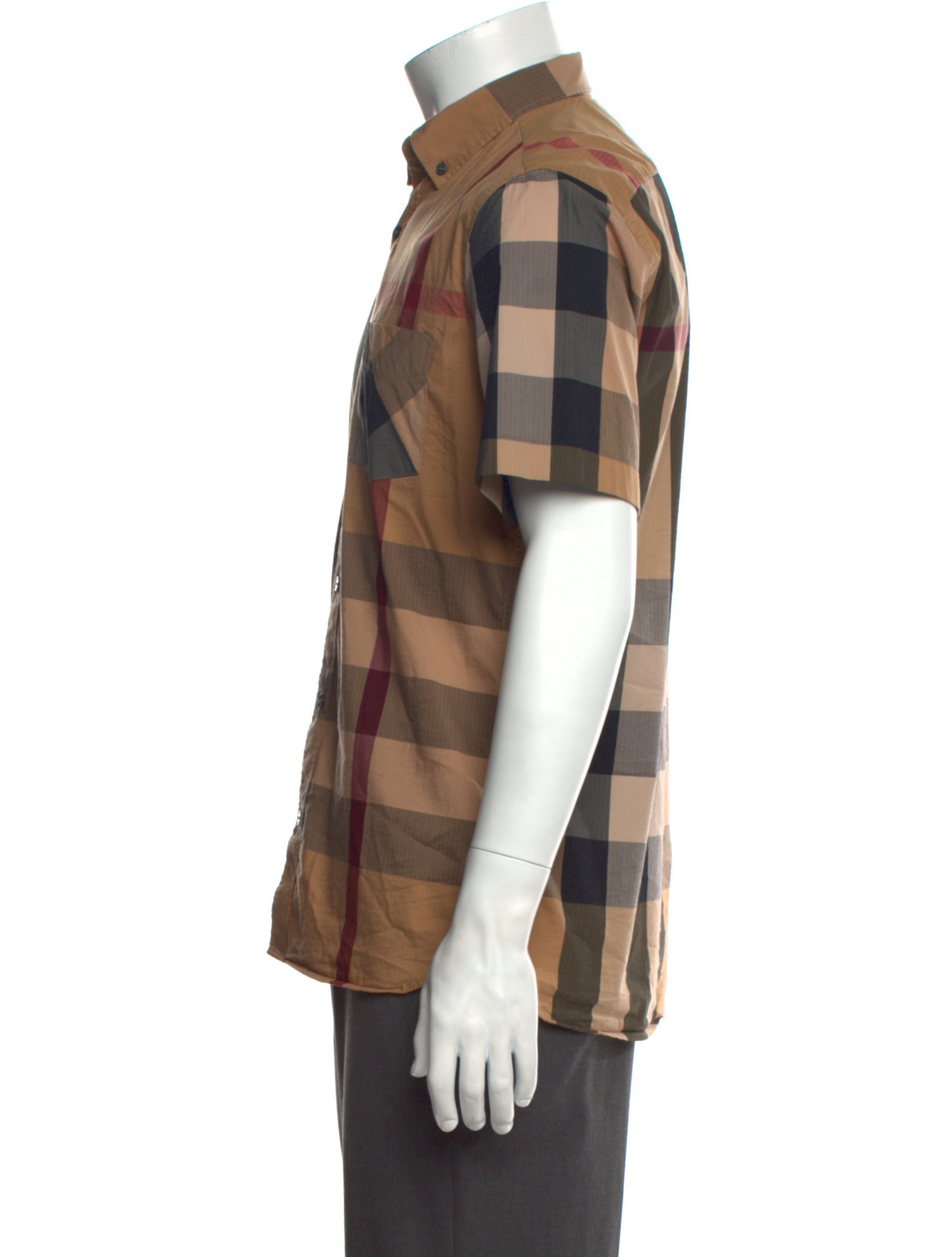 Burberry House Check Pattern Short Sleeve Shirt