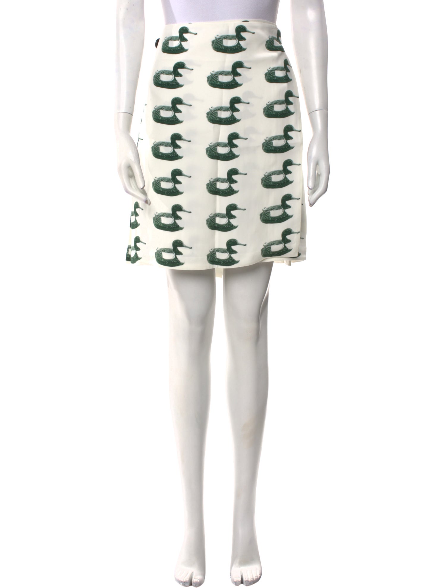 Burberry Printed Knee-Length Skirt