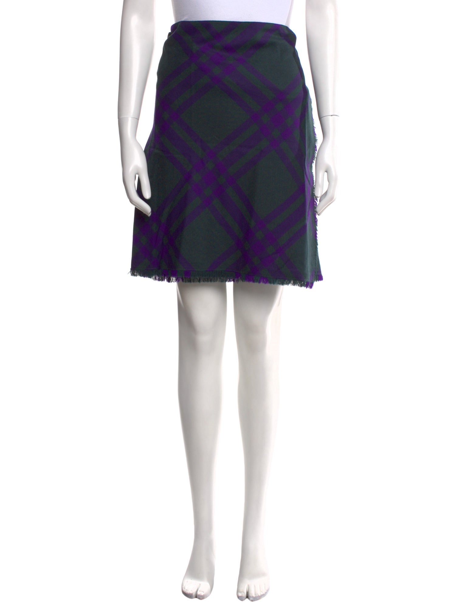 Burberry Wool Knee-Length Skirt w/ Tags