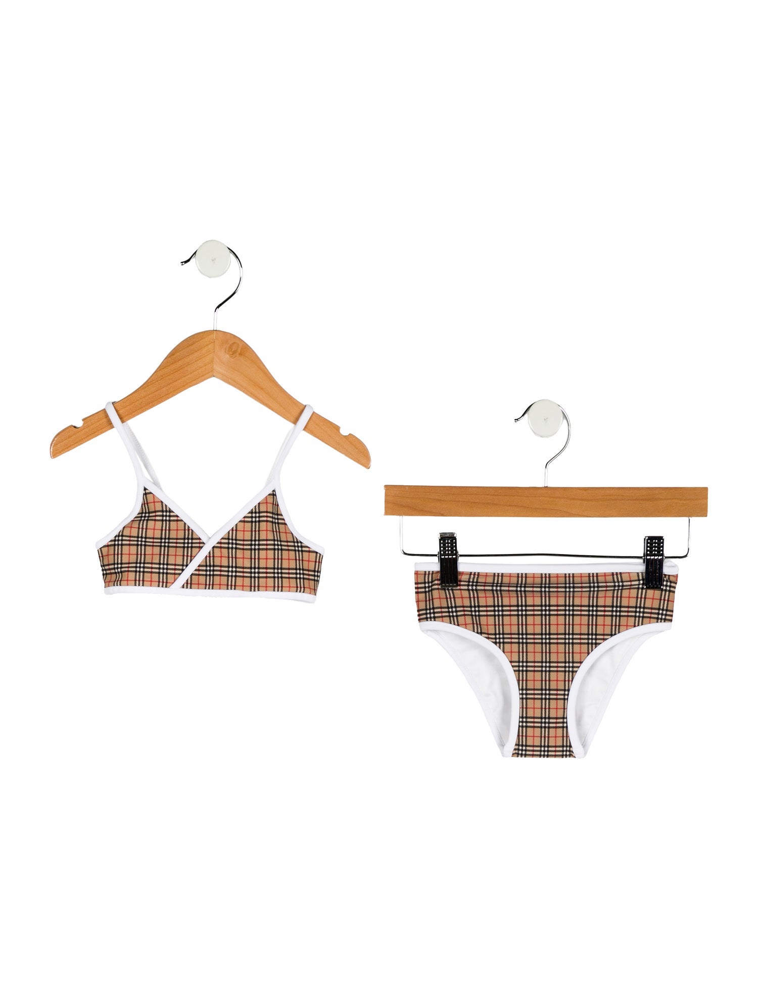 Burberry Girls' House Check Two Piece Swimsuit w/Tags