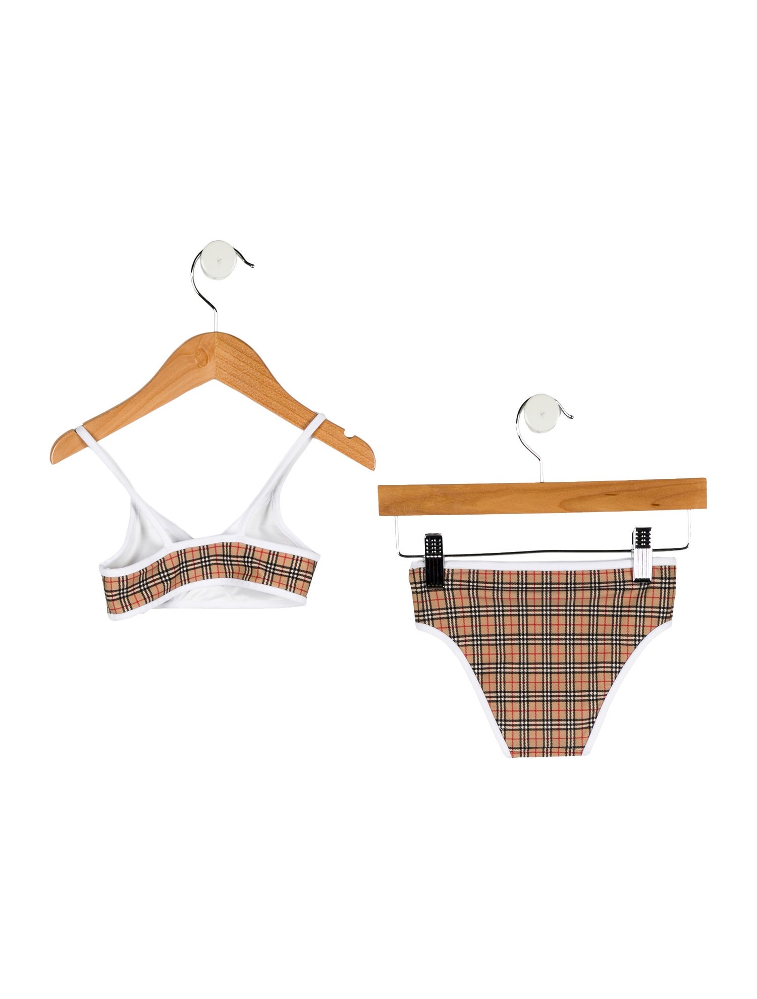 Burberry Girls' House Check Two Piece Swimsuit w/Tags