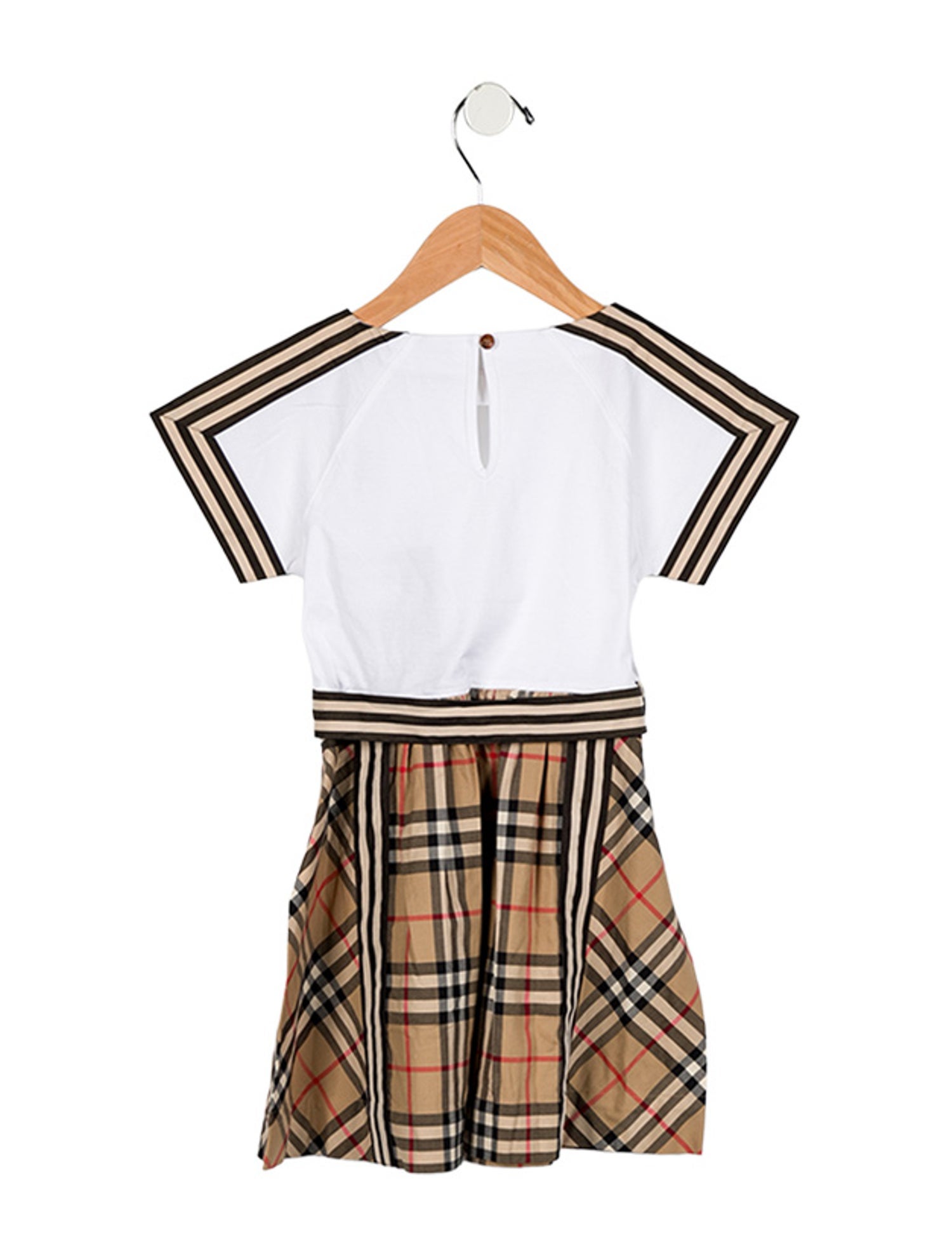 Burberry Girls' Short Sleeve Printed Dress w/Tags