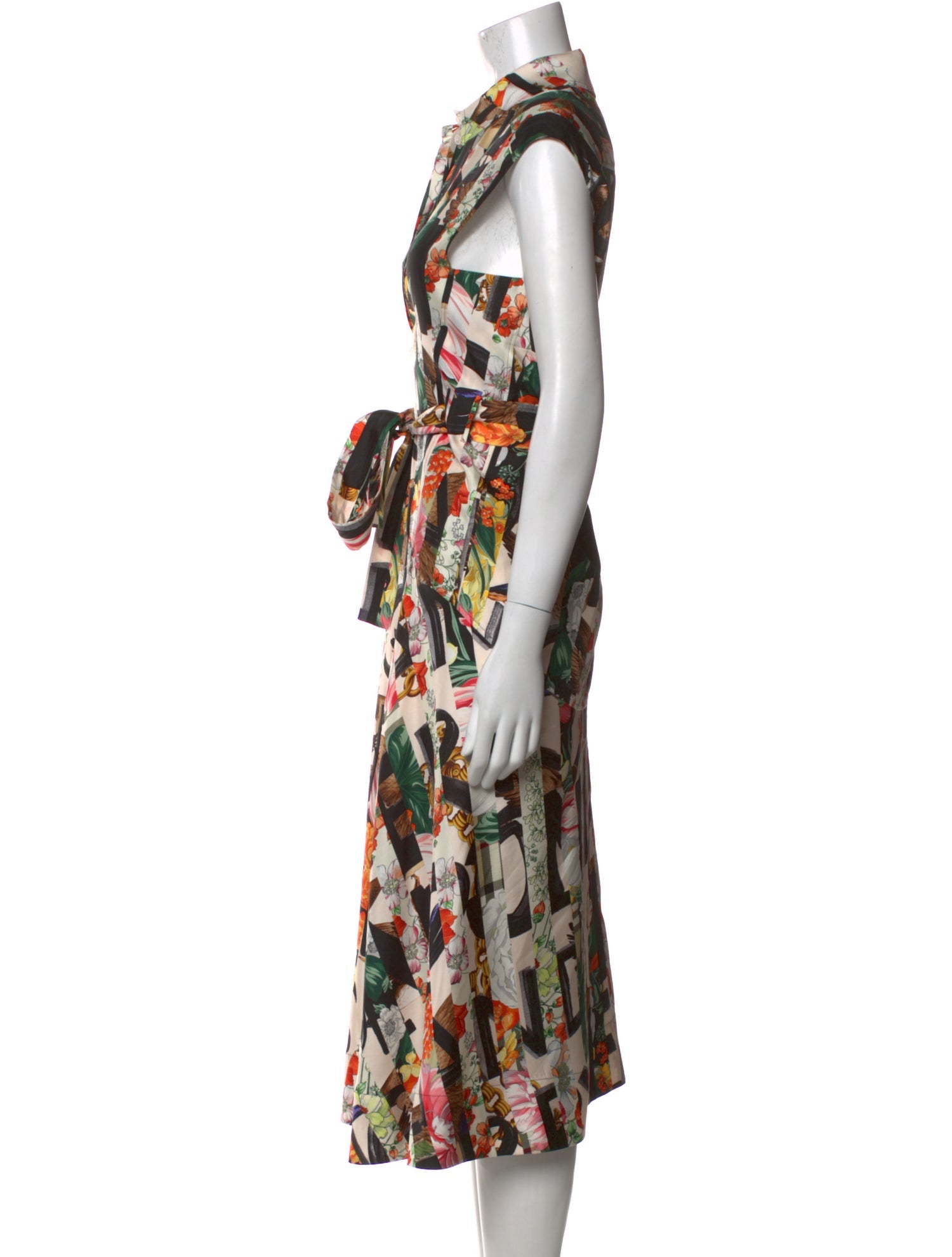 Burberry Silk Long Dress