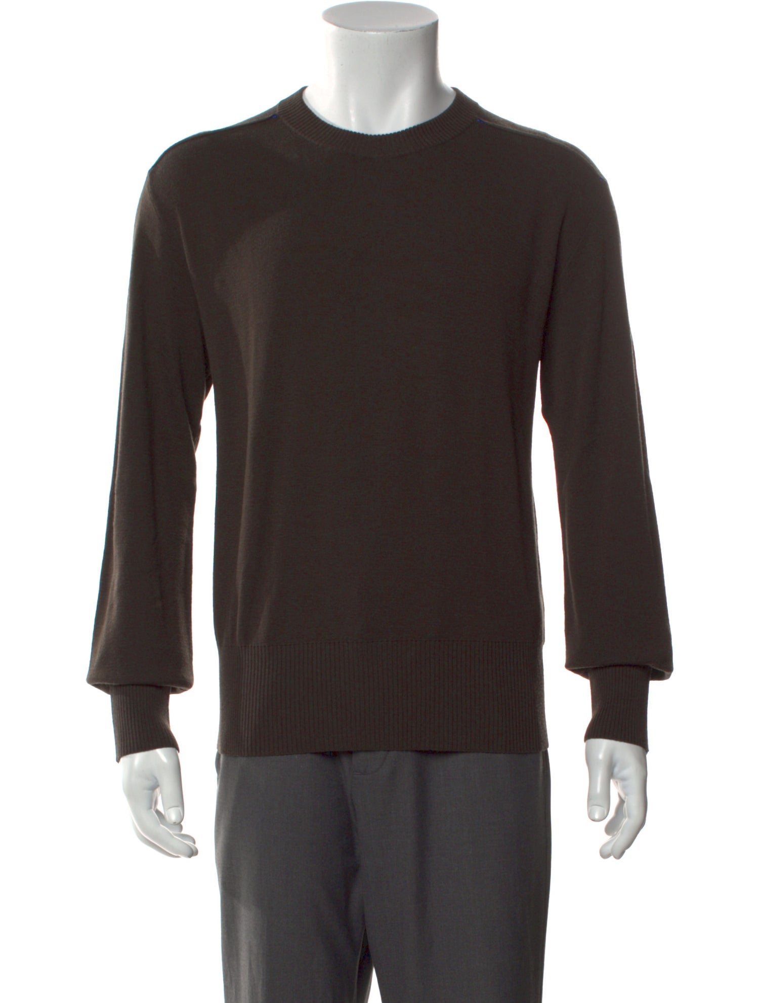 Burberry Exploded Check Pattern Wool Pullover