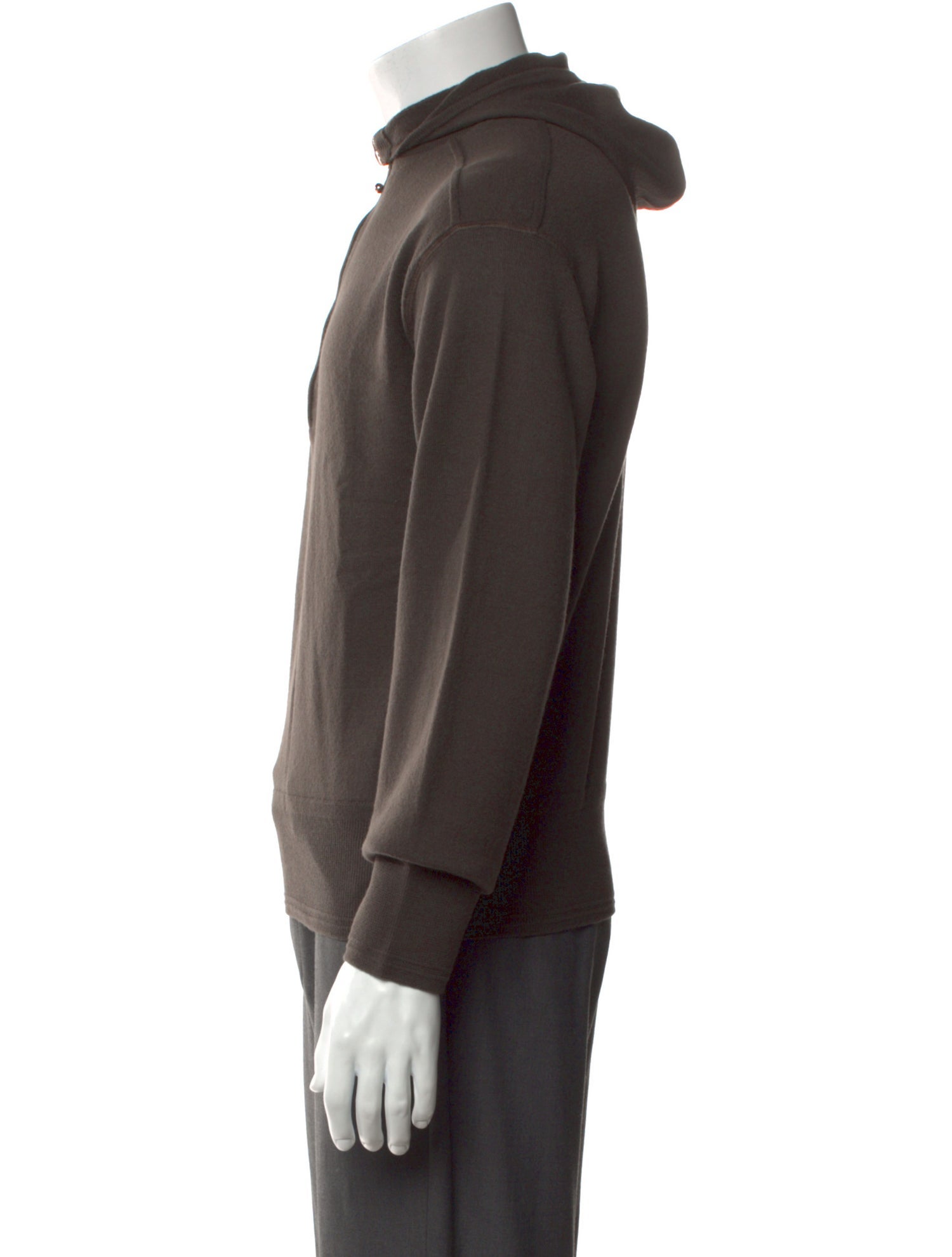 Burberry Wool Mock Neck Polo Sweater