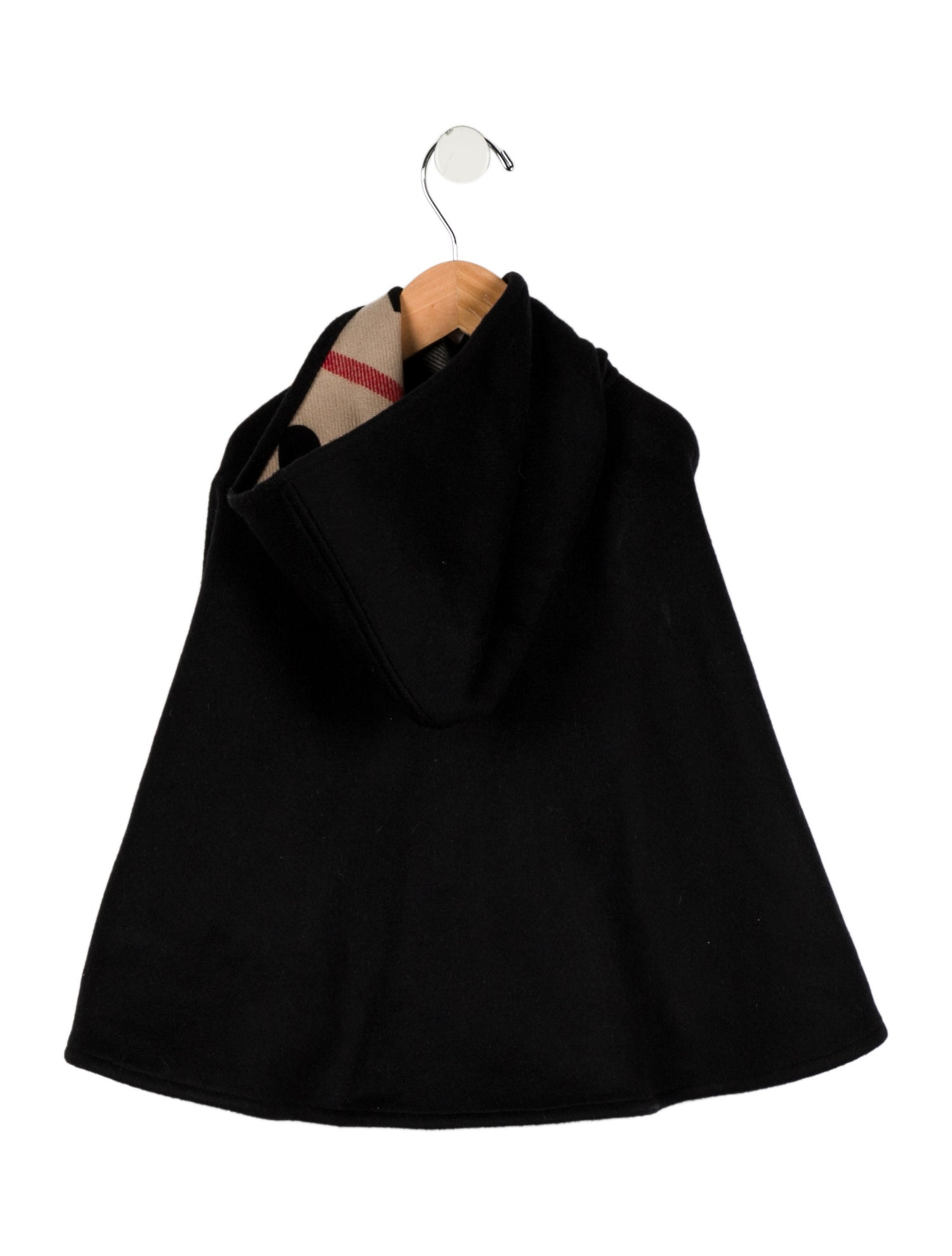 Burberry Girls' Heart Check Poncho w/Tags