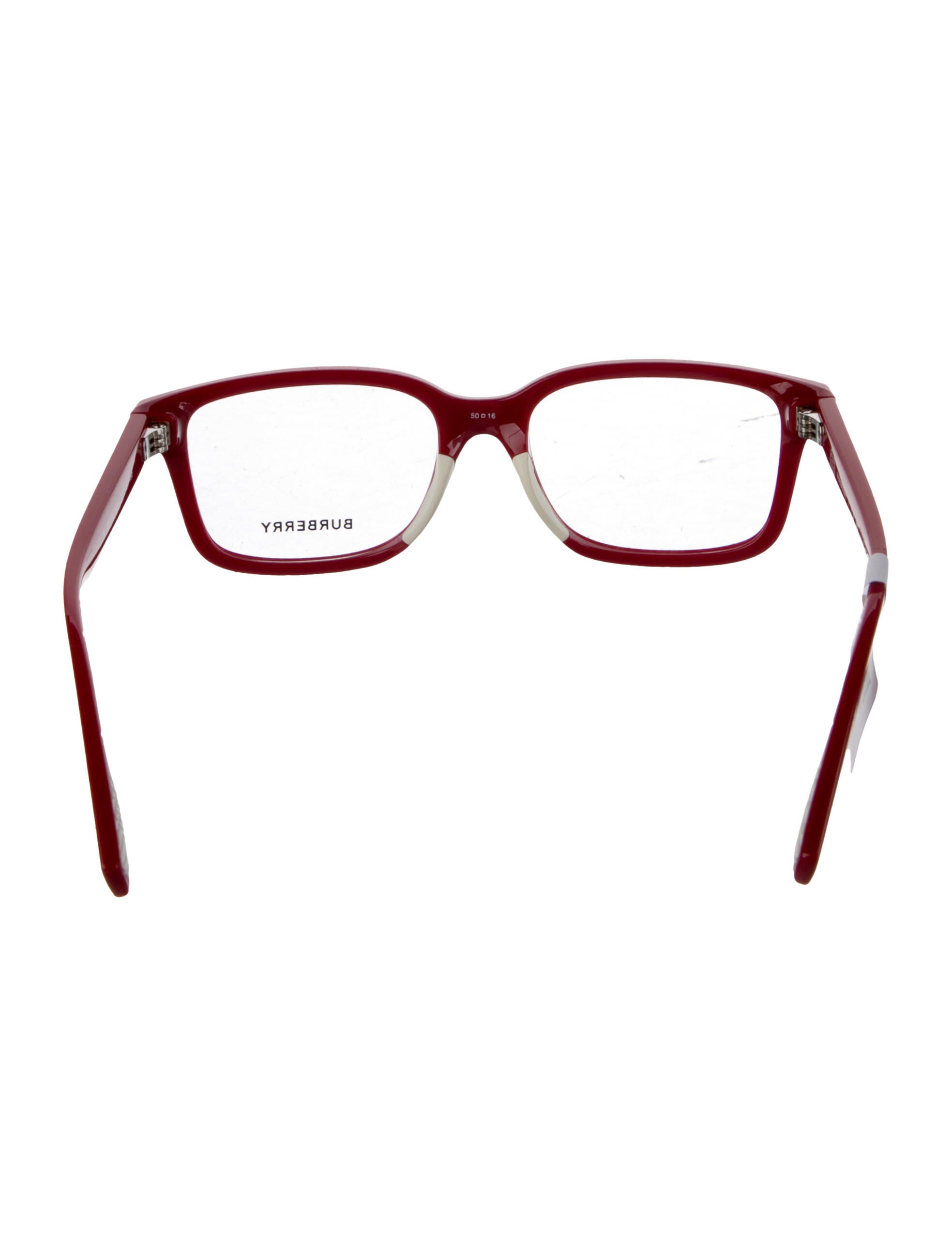 Burberry House Check Pattern Square Eyeglasses w/ Tags