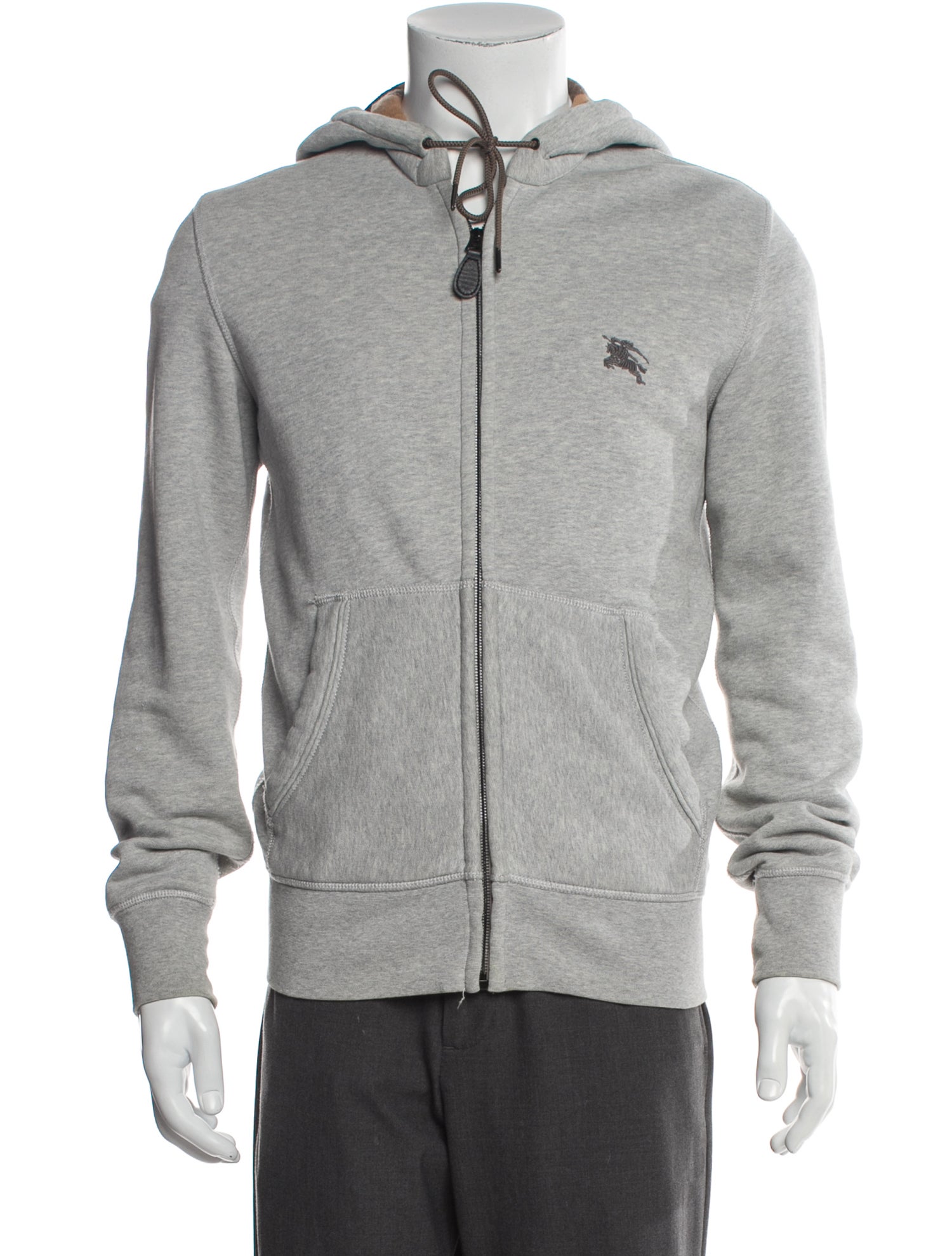 Burberry Brit House Check Pattern V-Neck Hoodie