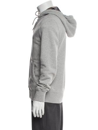 Burberry Brit House Check Pattern V-Neck Hoodie