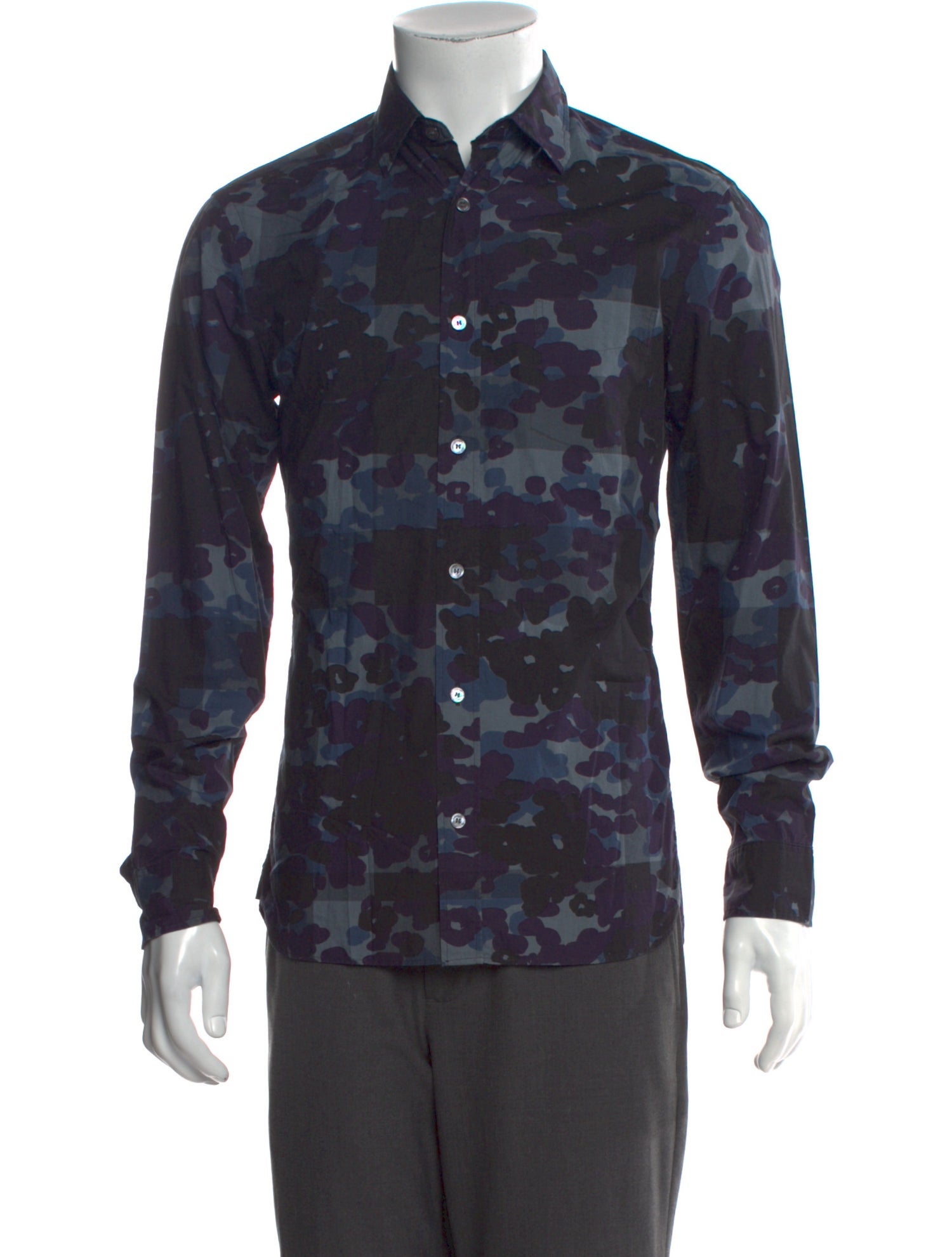 Burberry Printed Long Sleeve Shirt