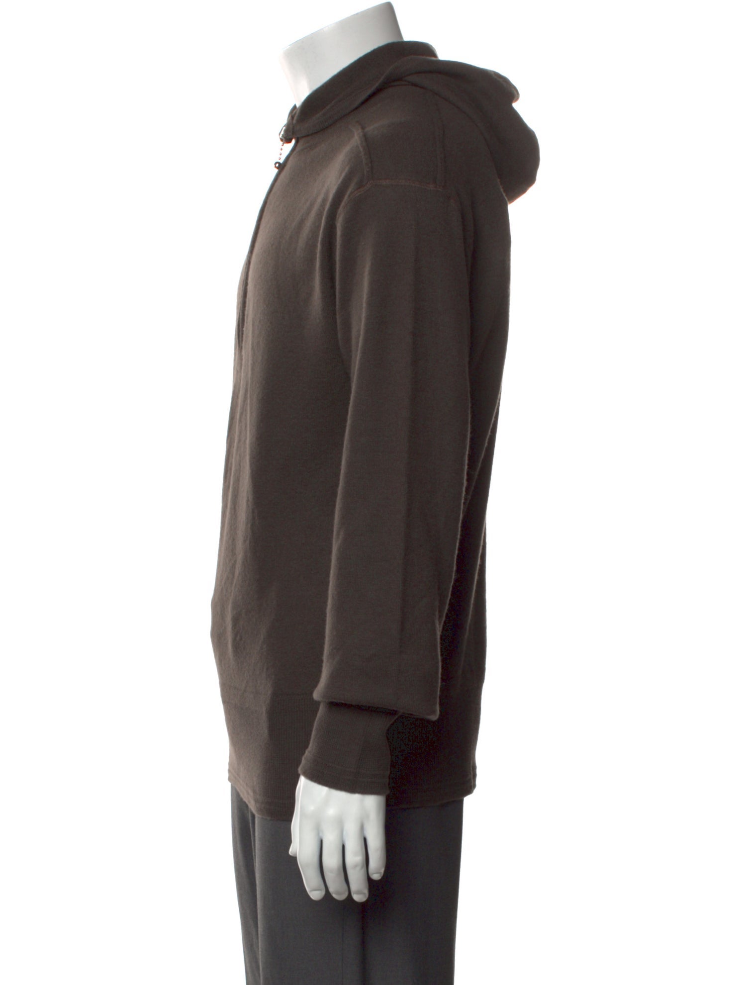 Burberry Wool Mock Neck Polo Sweater