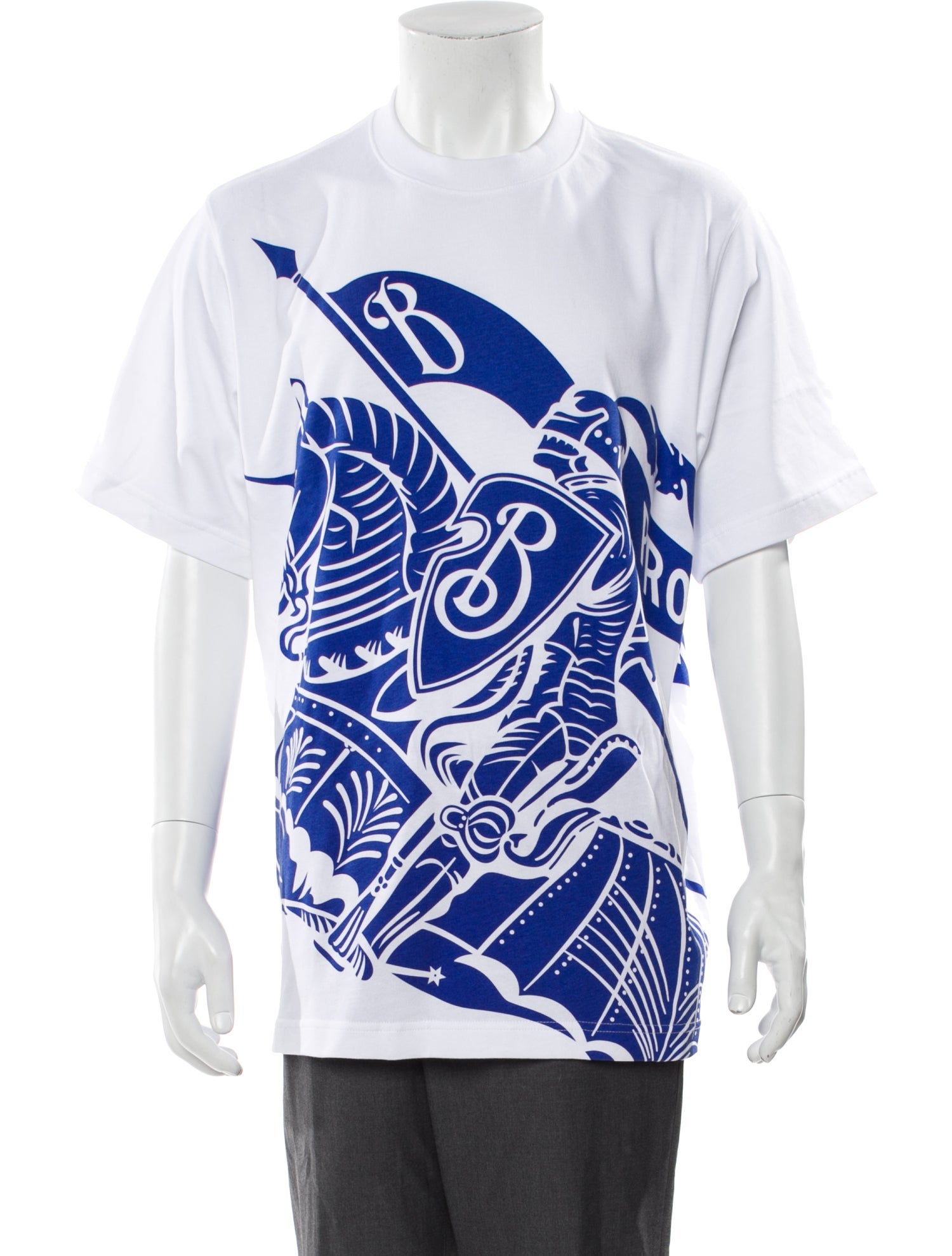 Burberry Graphic Print Crew Neck T-Shirt w/ Tags