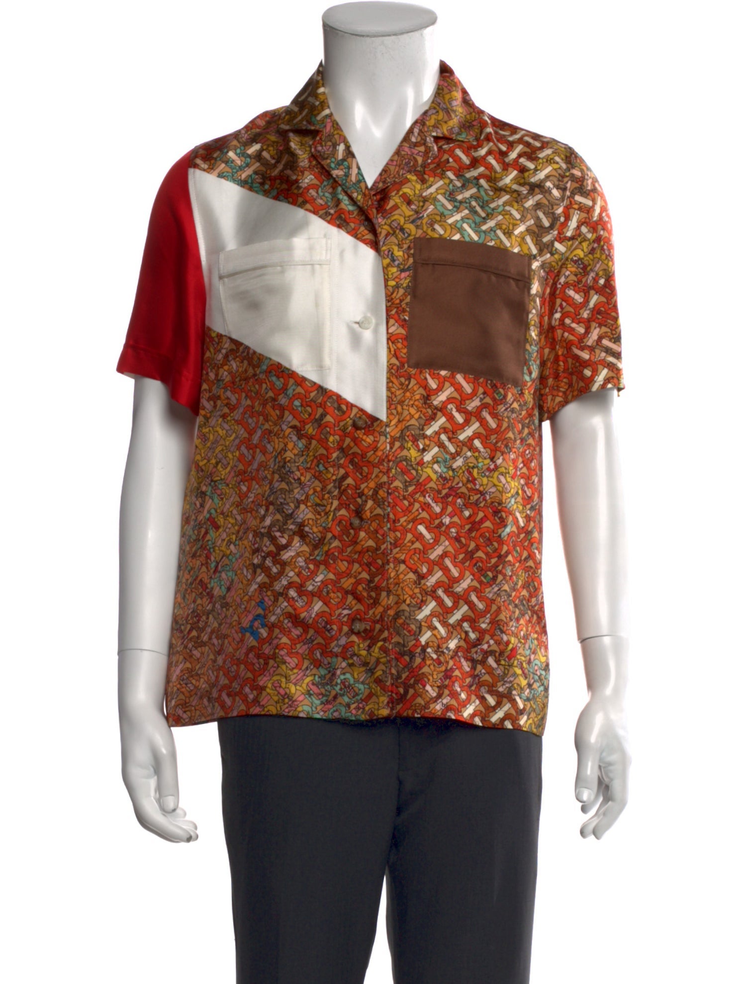 Burberry TB Monogram Silk Shirt