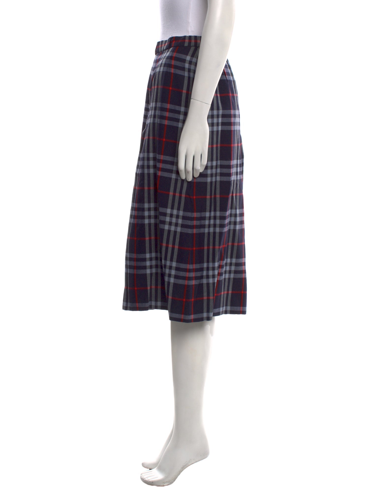 Burberry Wool Knee-Length Skirt