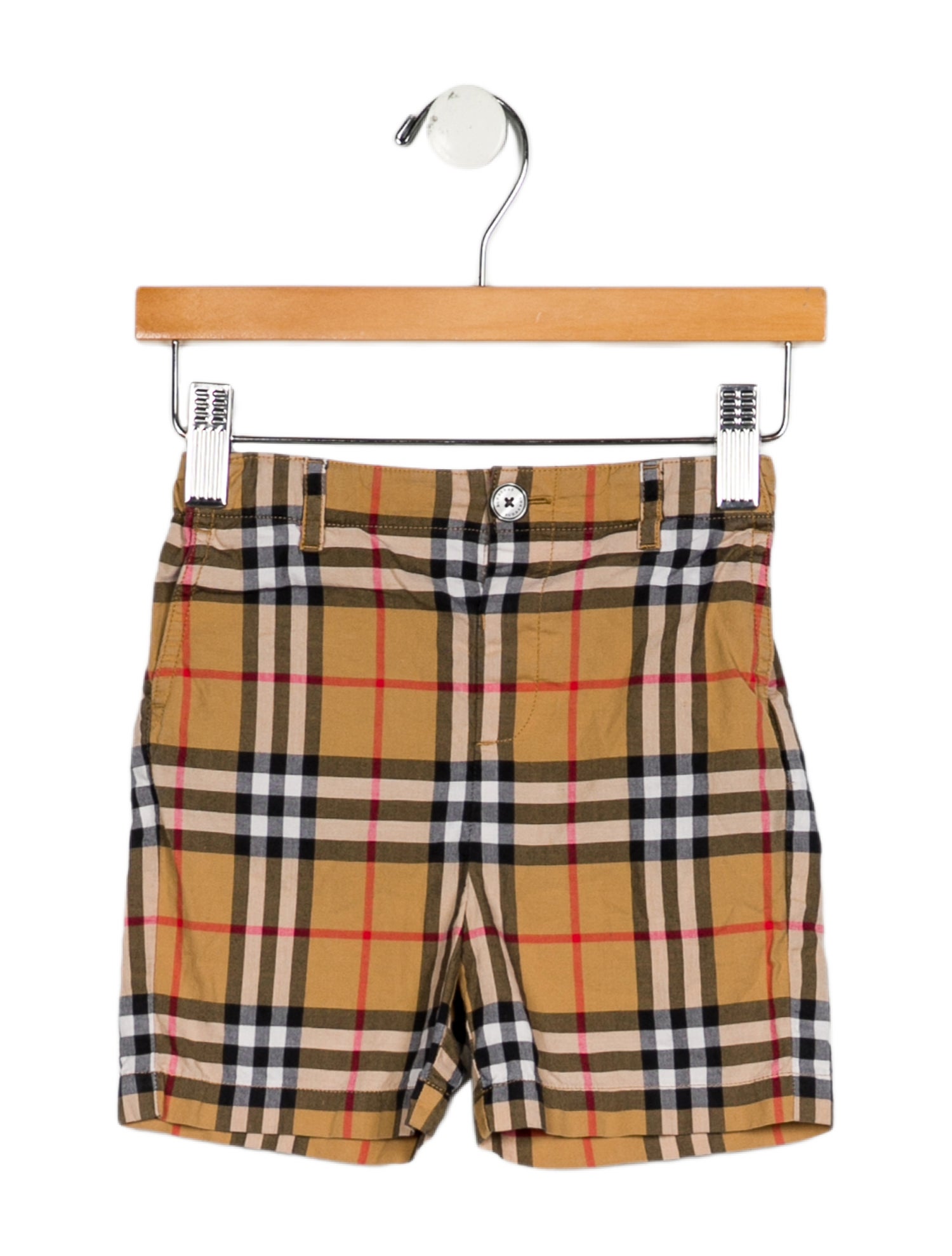 Burberry Boys check print shorts