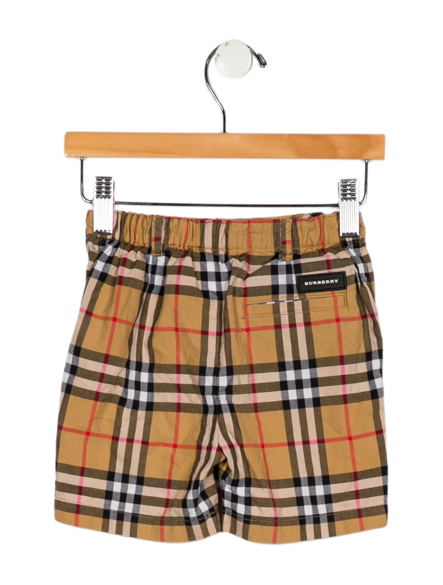 Burberry Boys check print shorts