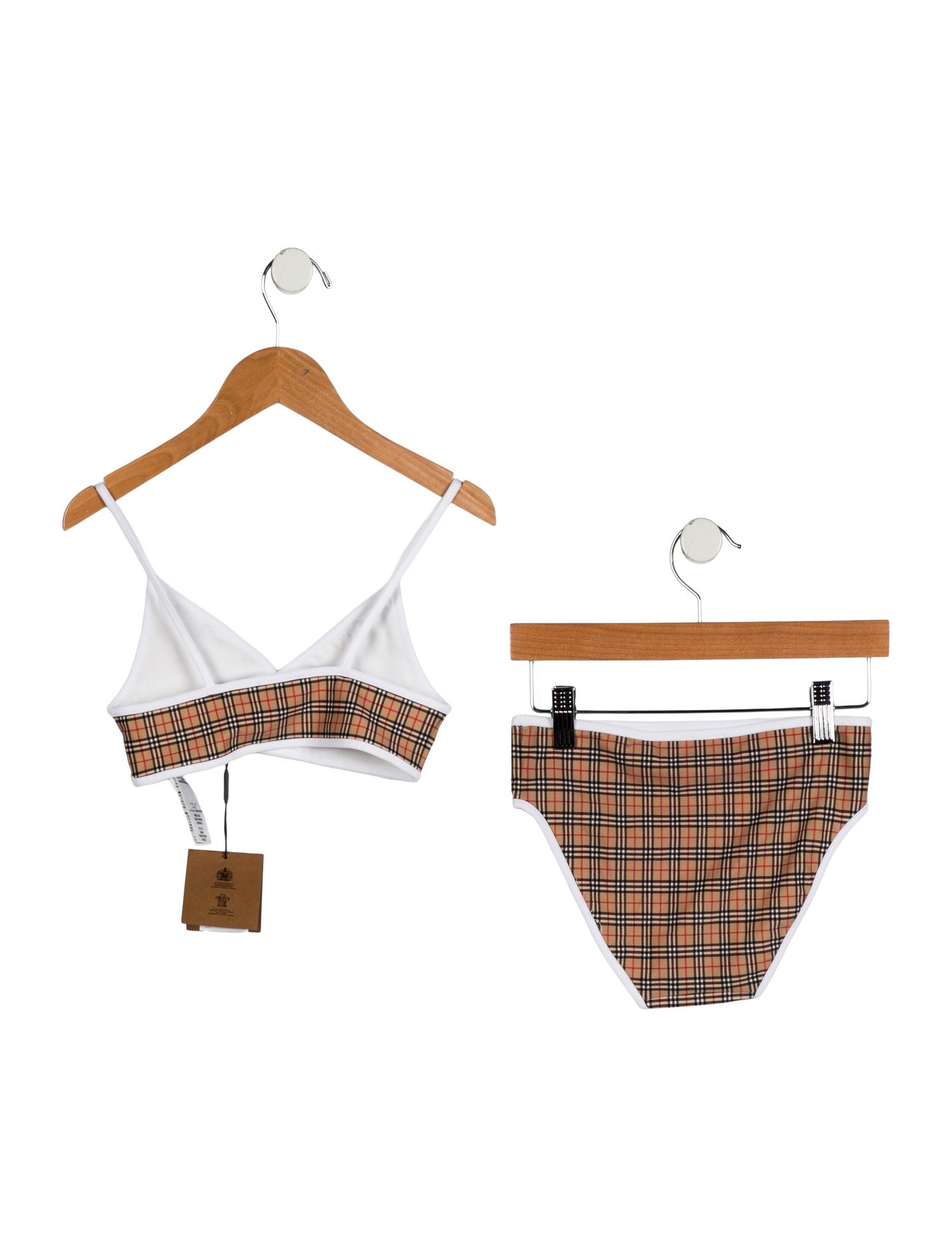 Burberry Girls' House Check Two Piece Swimsuit w/Tags