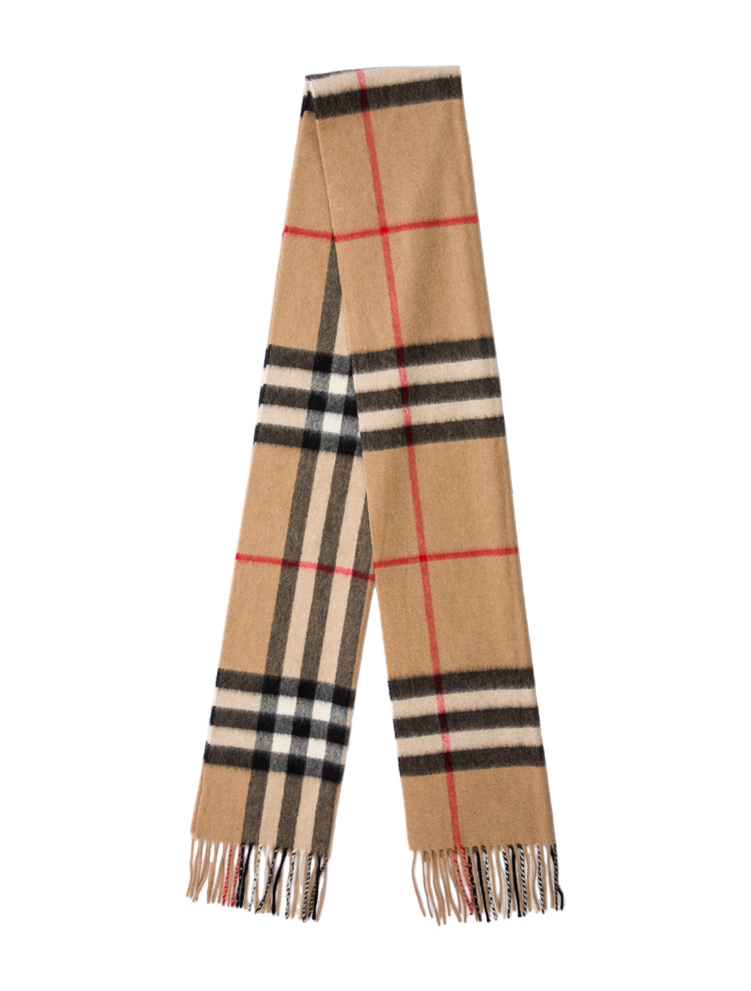 Burberry Cashmere Striped Scarf