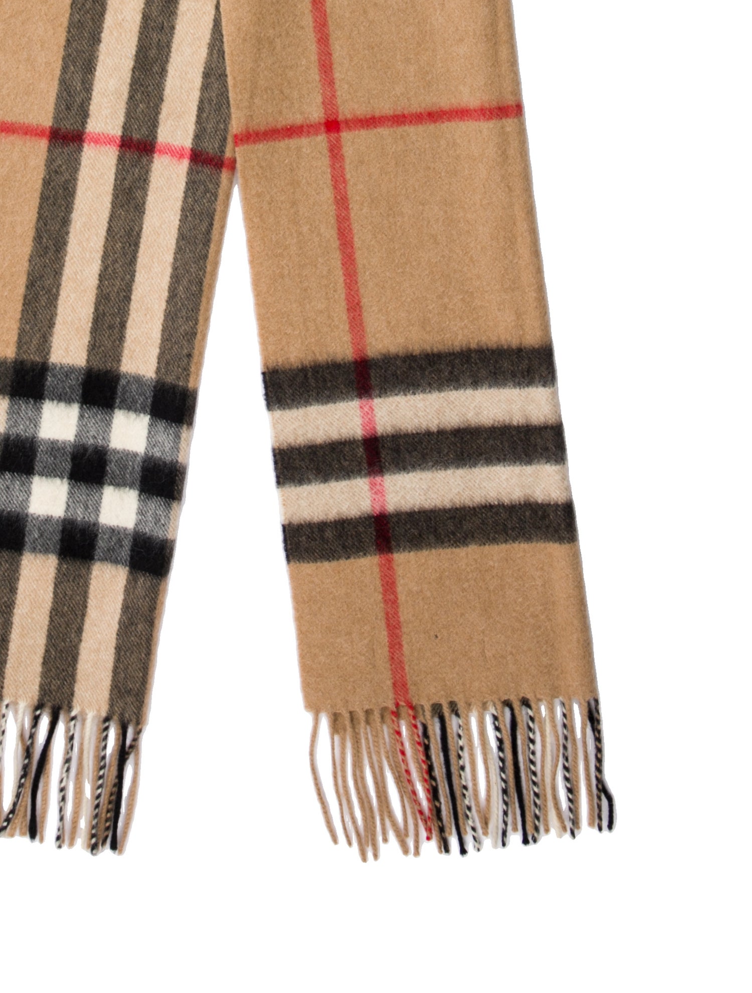 Burberry Cashmere Striped Scarf