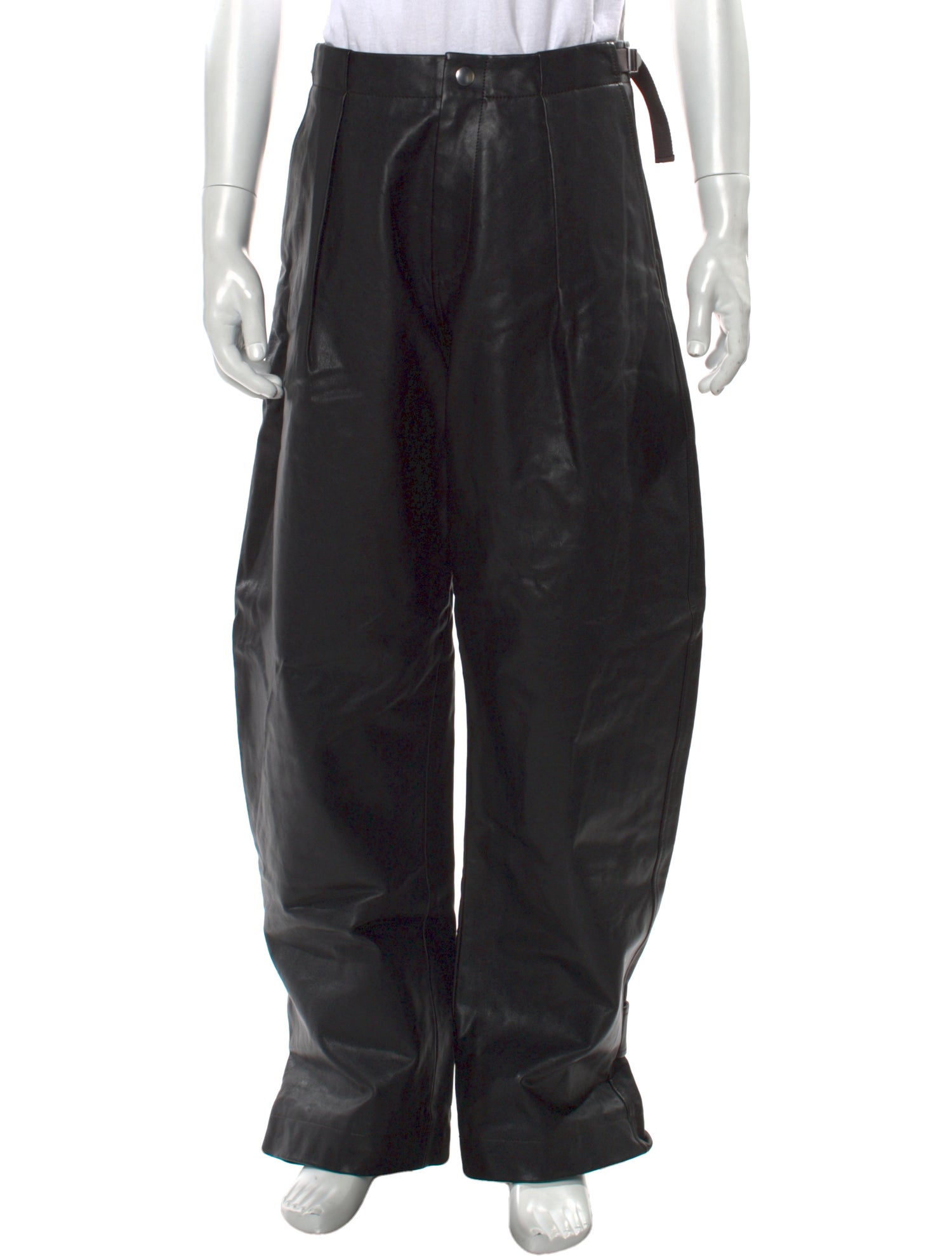 Burberry Calf Leather Joggers w/ Tags