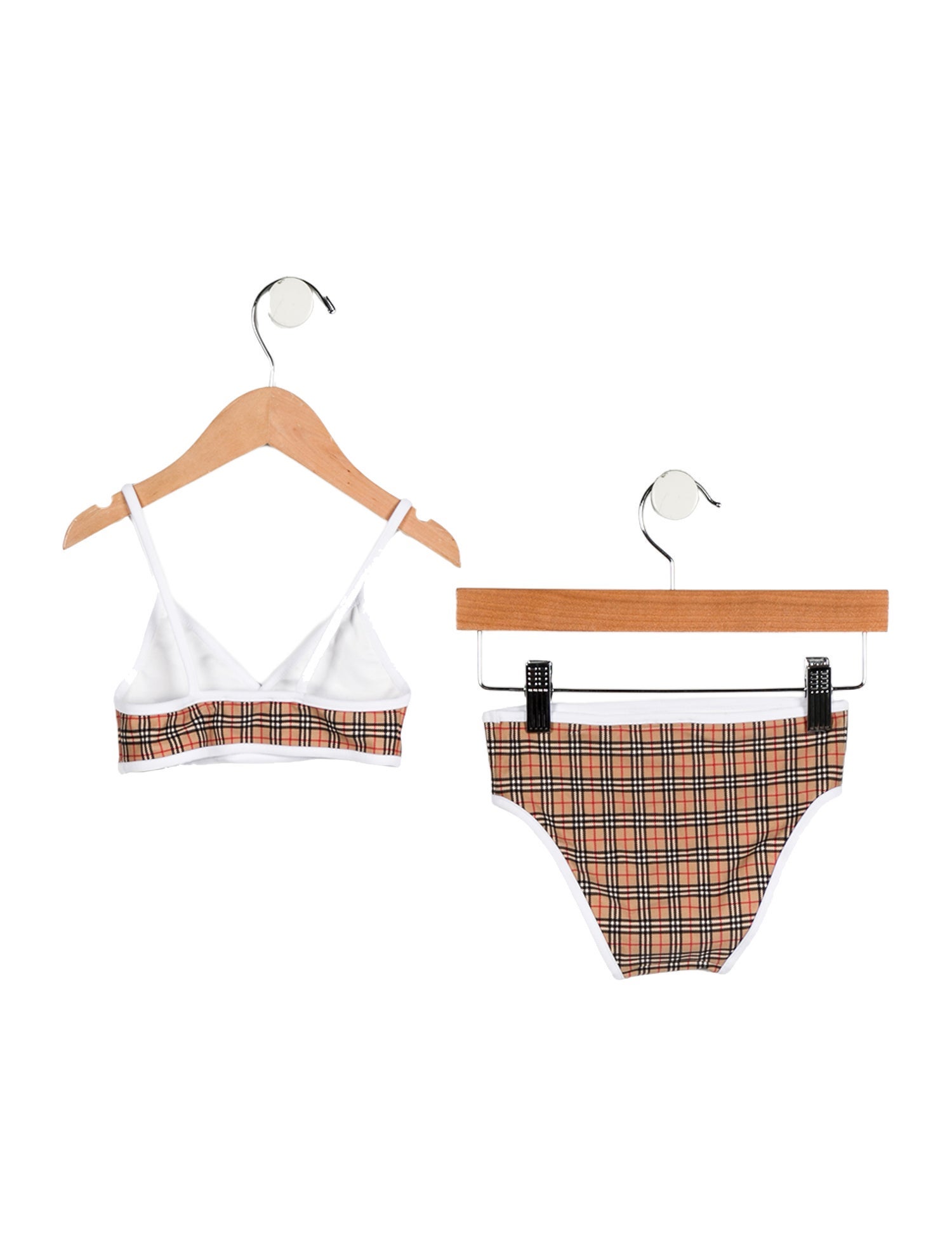 Burberry Girls' House Check Two Piece Swimsuit w/Tags